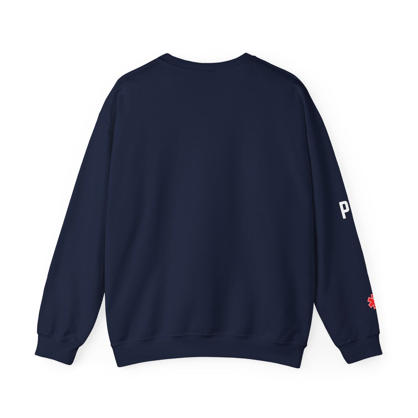 NAVY BOSTON EMS P2 HEAVY BLEND CREWNECK