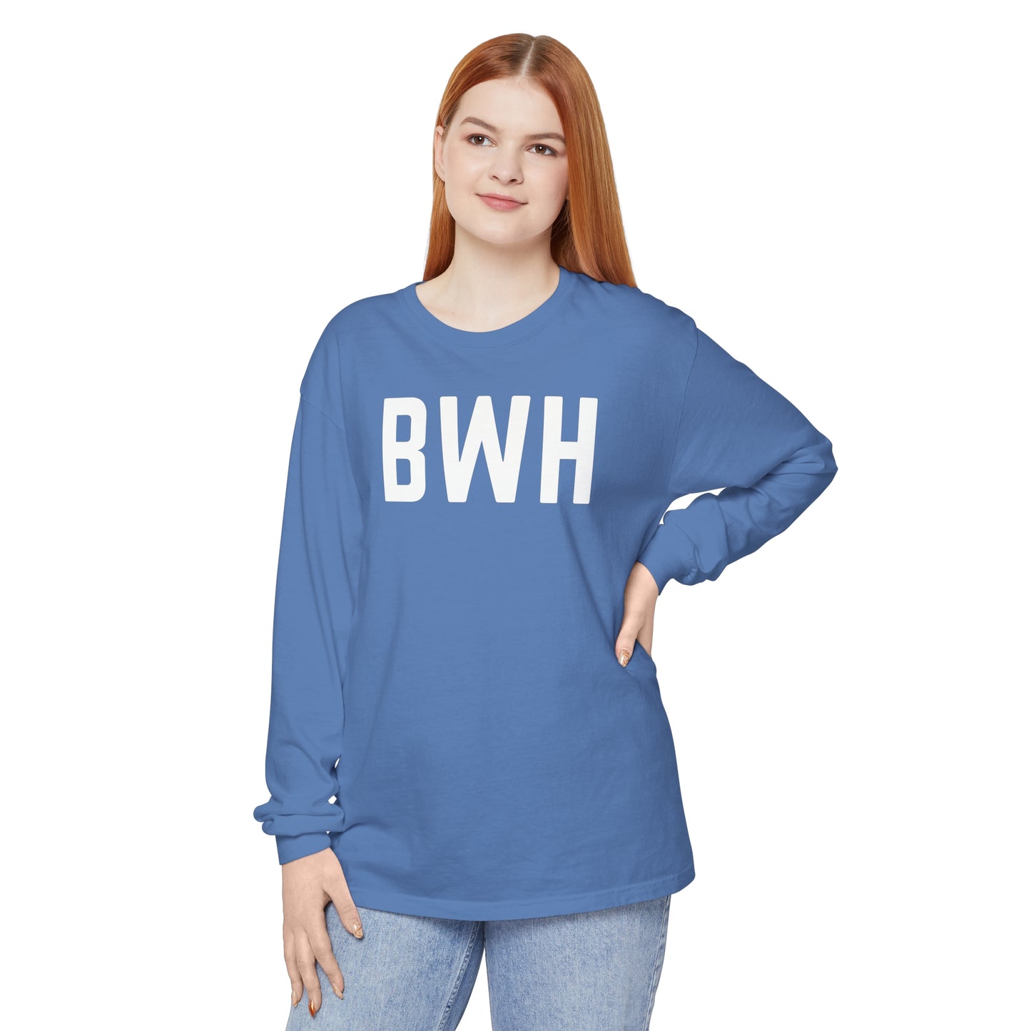 Unisex Garment-dyed Long Sleeve T-Shirt