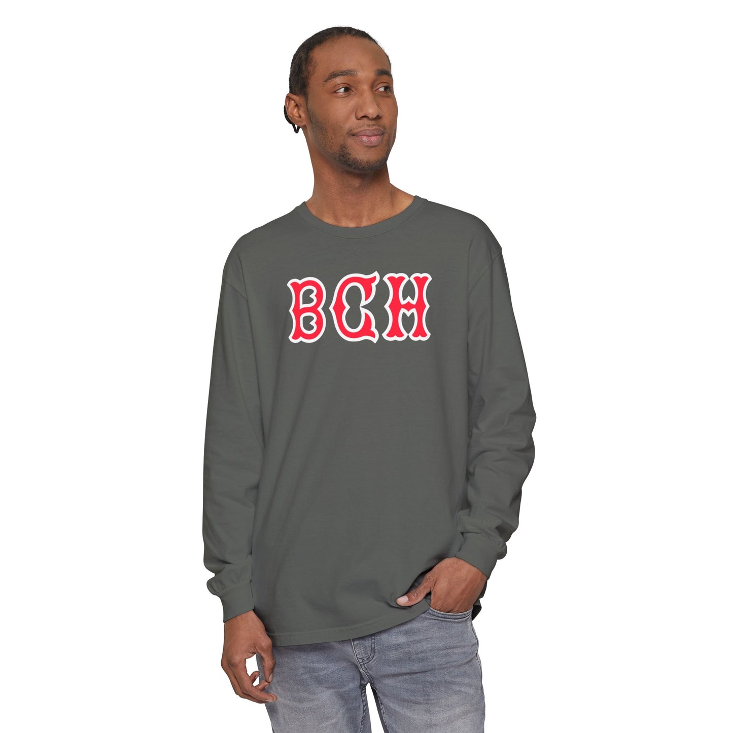 BCH SOX LETTERS LONG SLEEVE