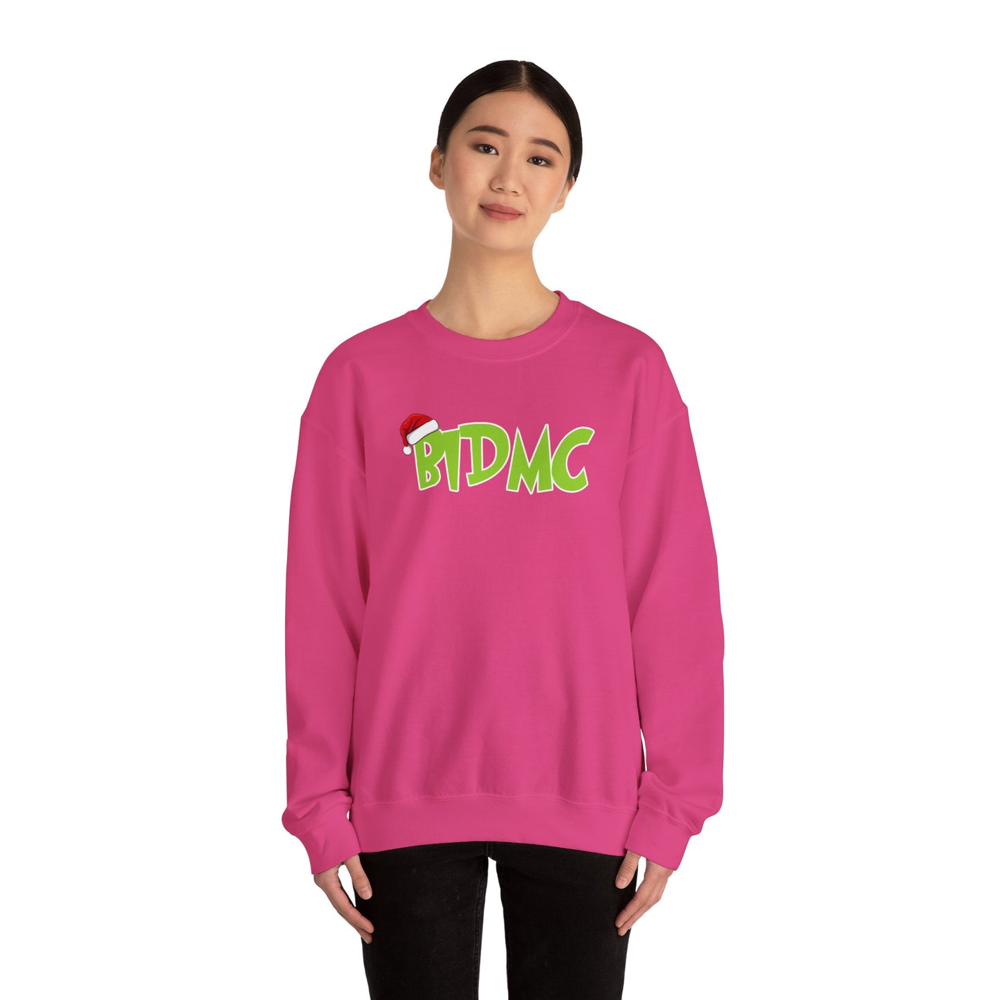 BIDMC GRINCH HEAVY BLEND CREWNECK