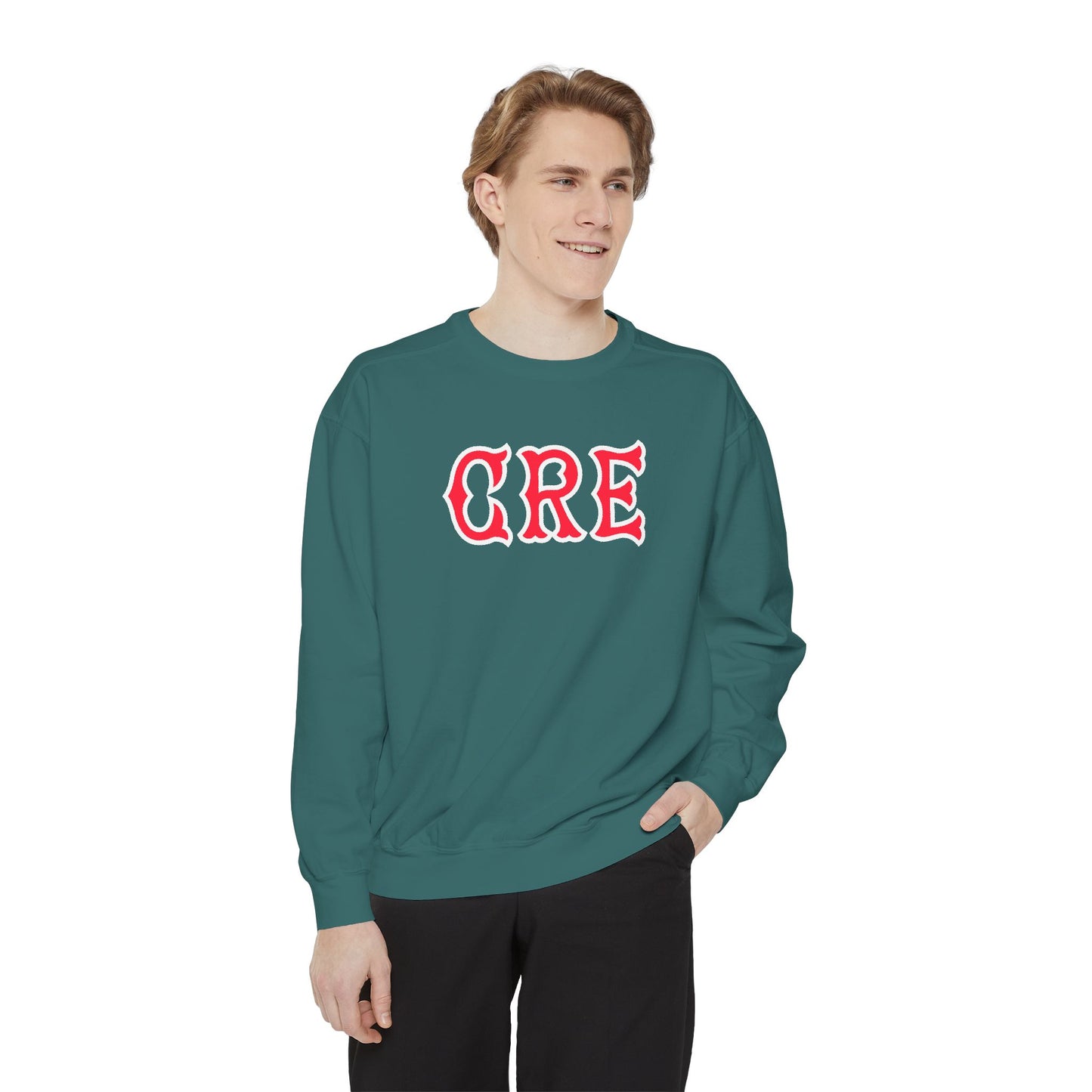 CRE SOX LETTERS CREWNECK