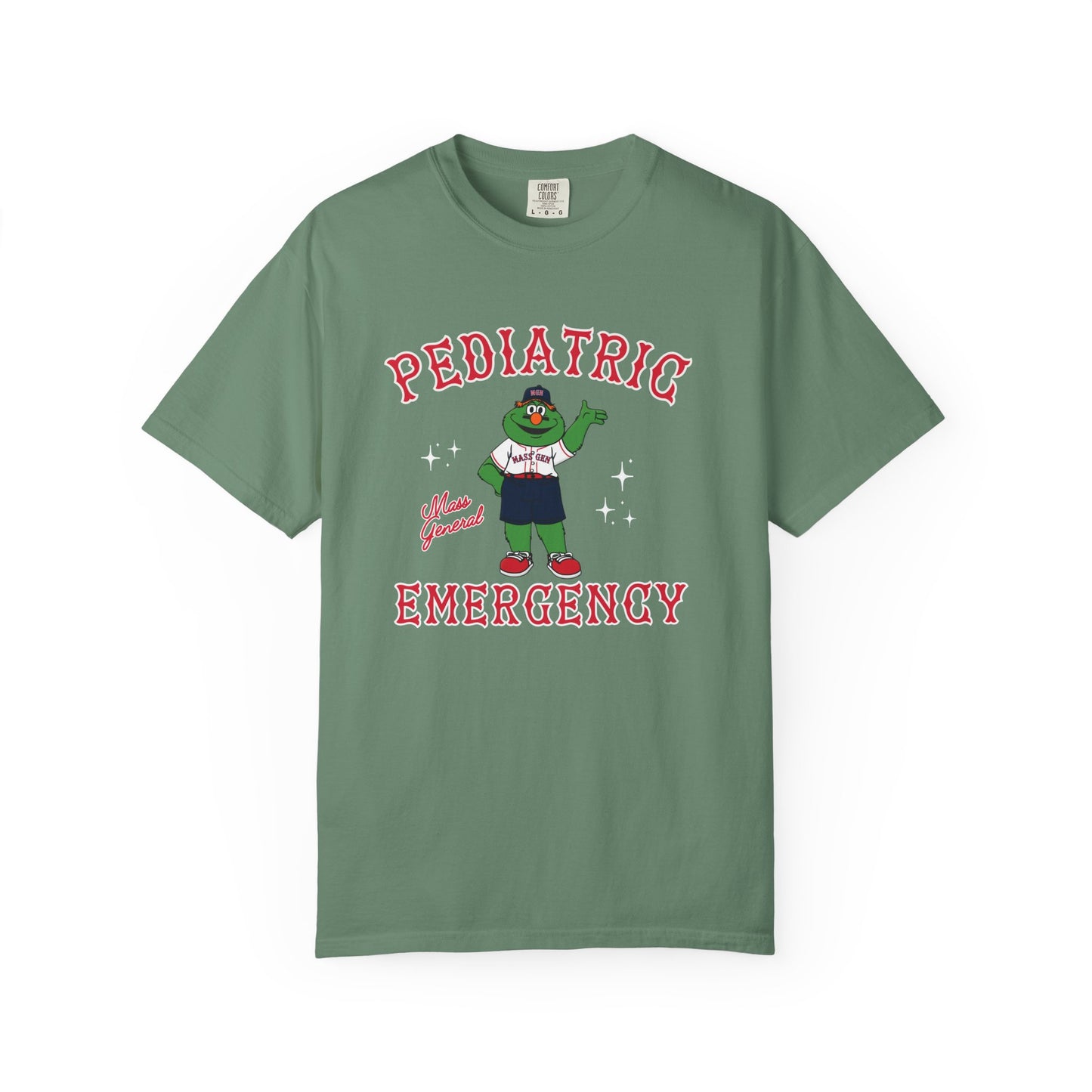 MGH PEDIATRIC EMERGENCY GREEN MONSTER T-SHIRT