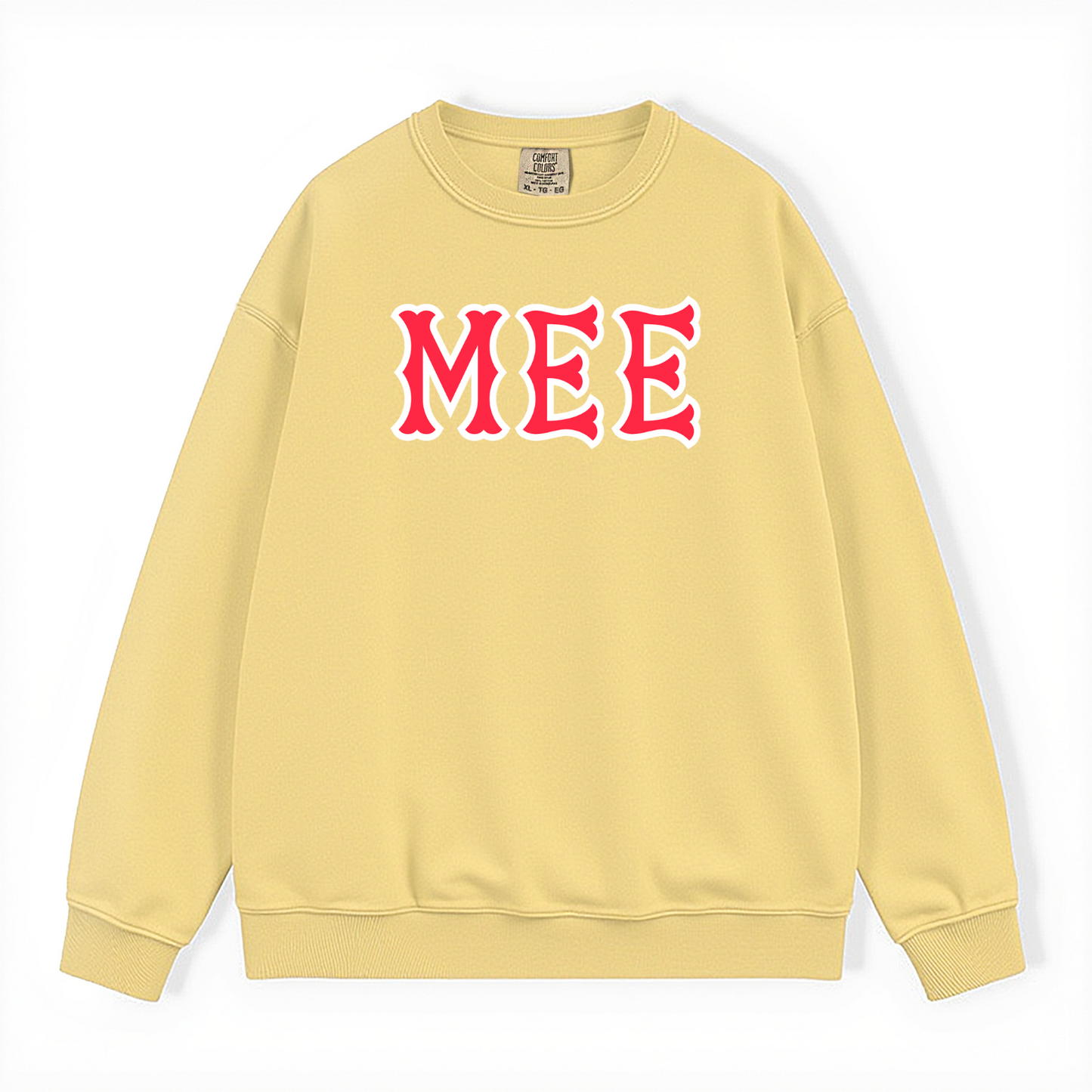 MEE SOX LETTERS CREWNECK