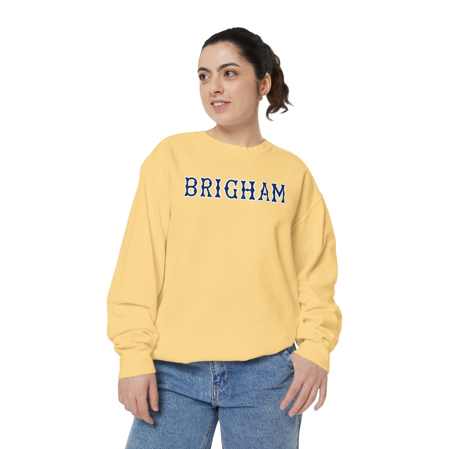 BRIGHAM SOX LETTERS CREWNECK
