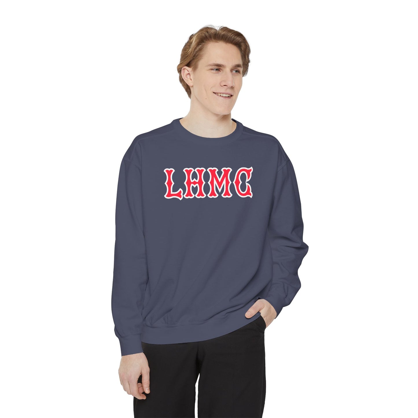 LHMC SOX LETTERS CREWNECK