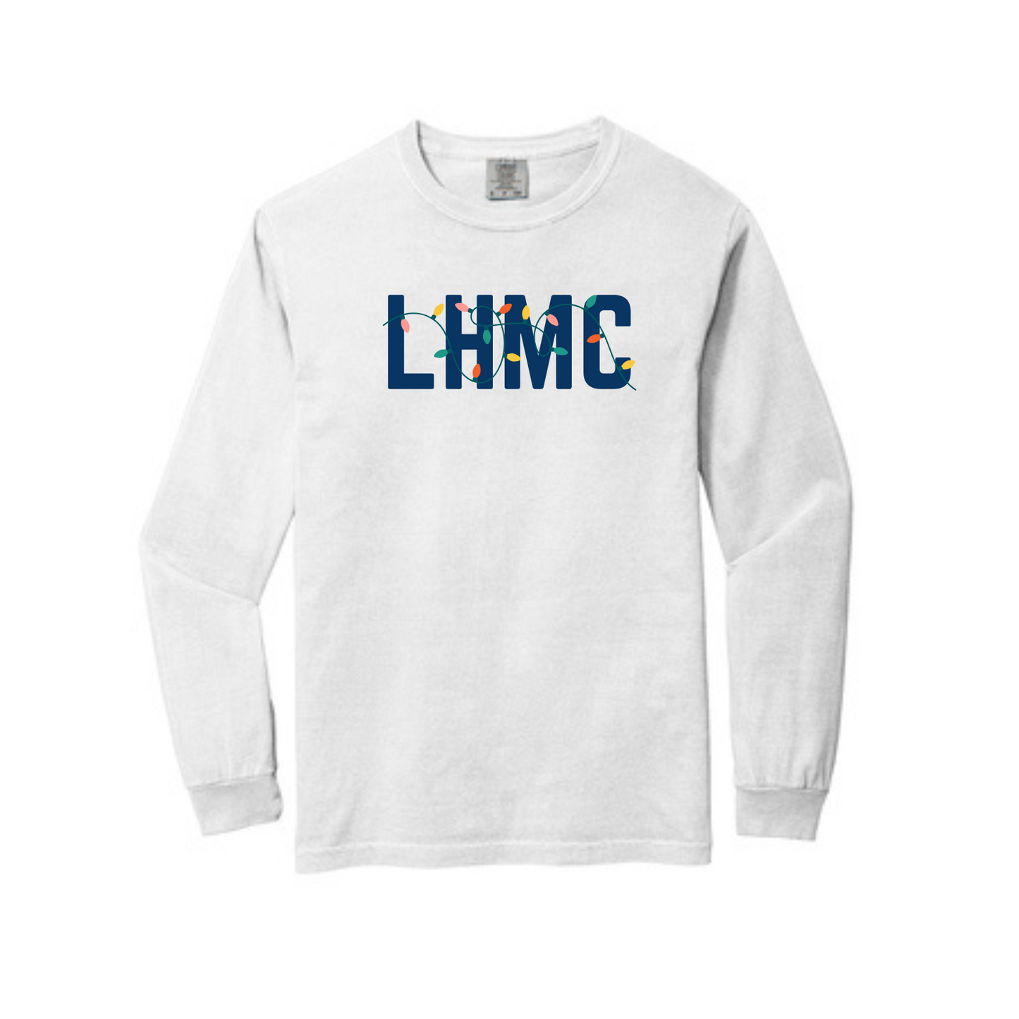 LHMC HOLIDAY LIGHTS LONG SLEEVE - WHITE