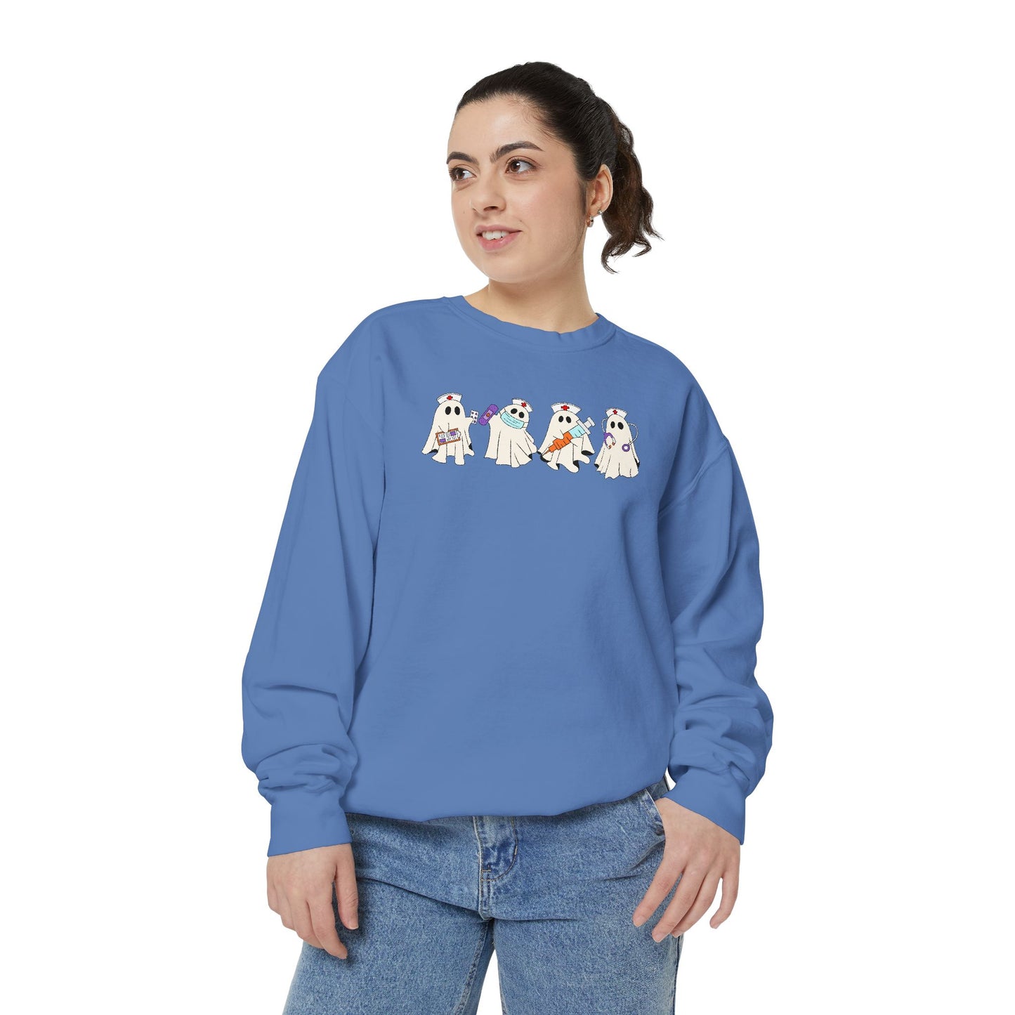 BOO BOO CREW GHOST CREWNECK