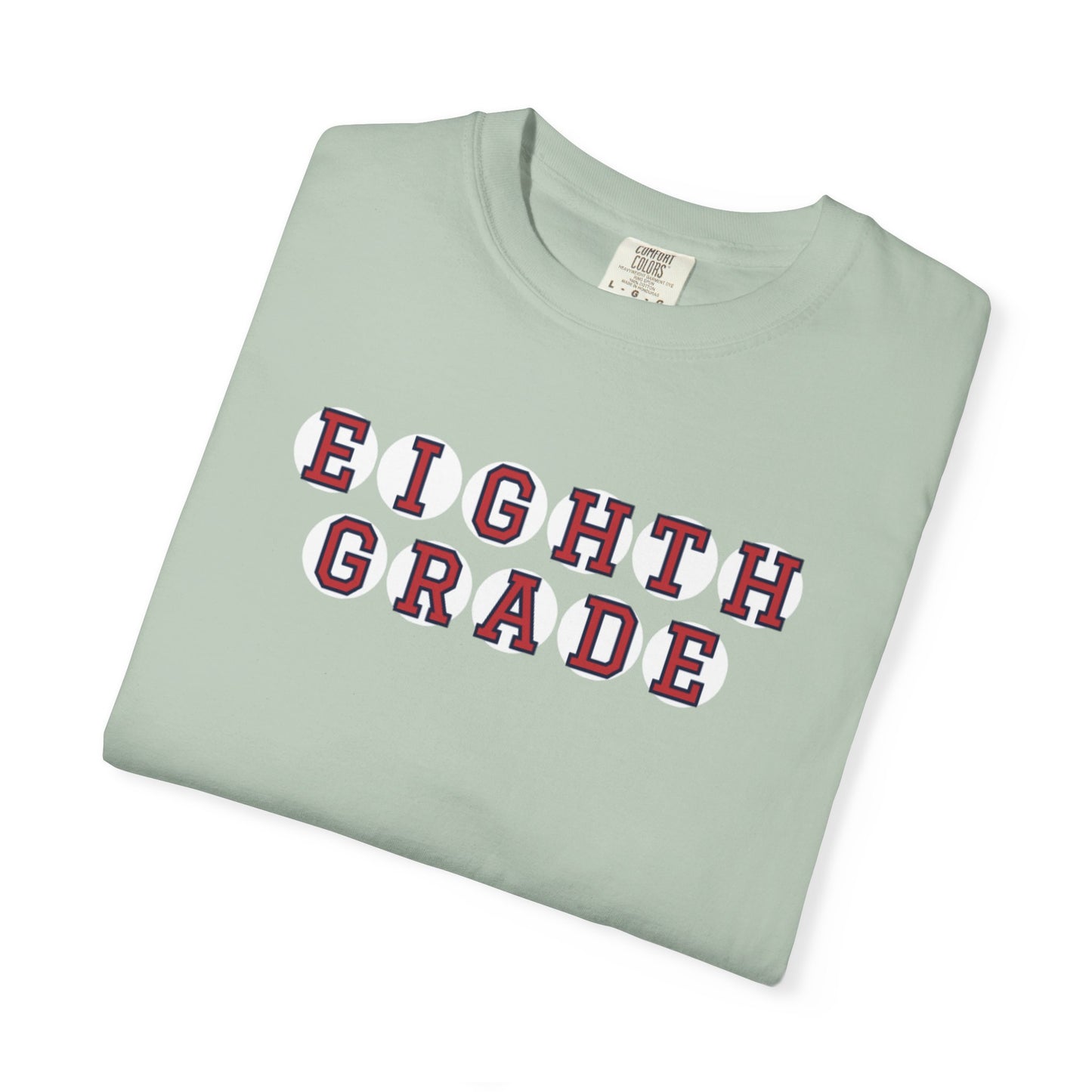 EIGHTH GRADE RED PLAYER LETTERS T-SHIRT