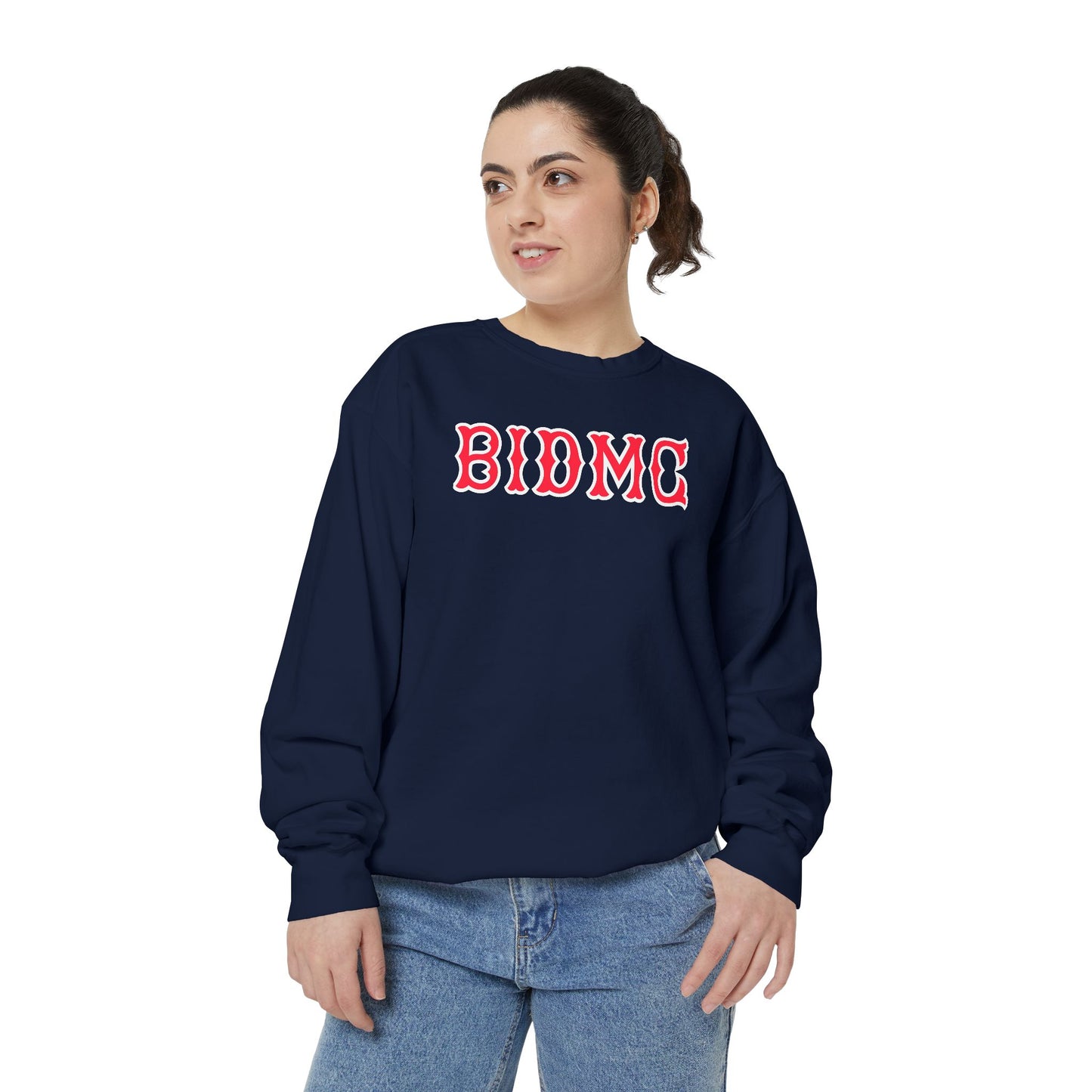 BIDMC SOX LETTERS CREWNECK
