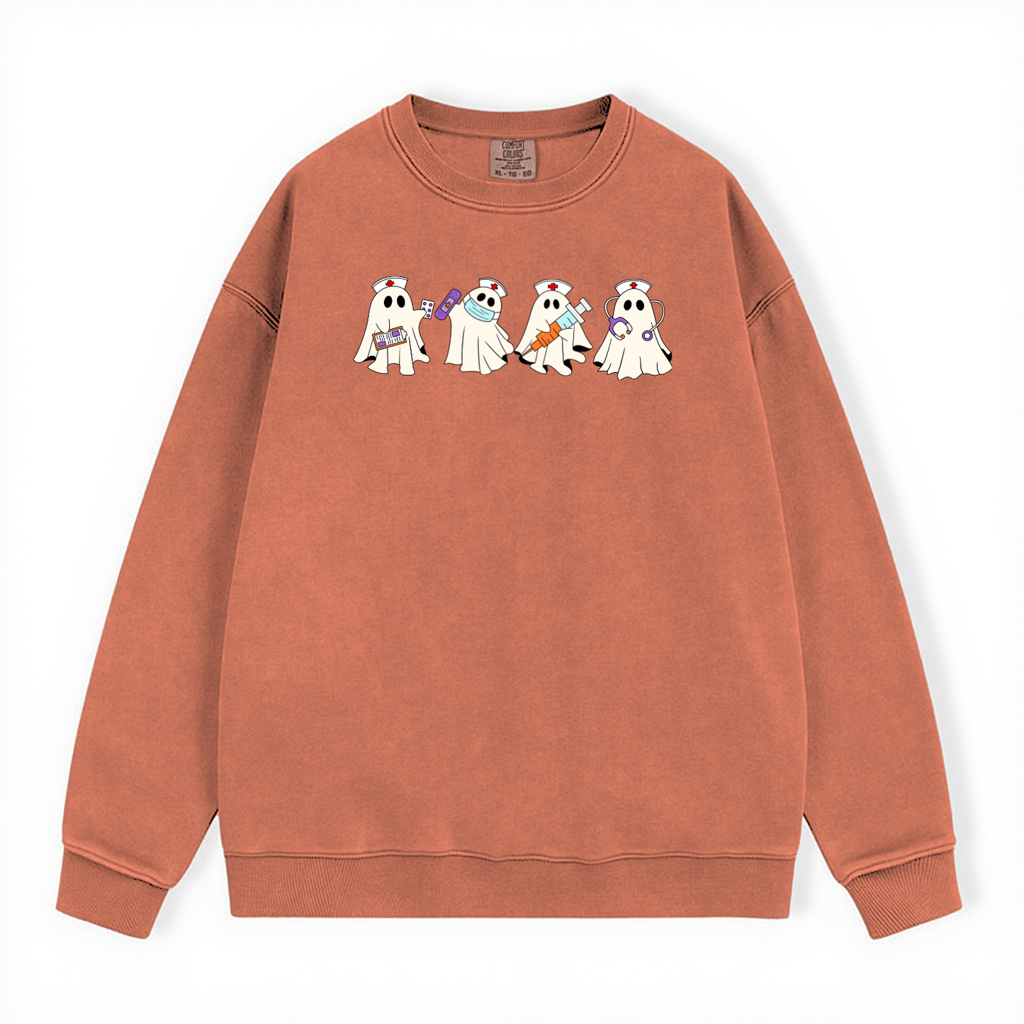 BOO BOO CREW GHOST CREWNECK