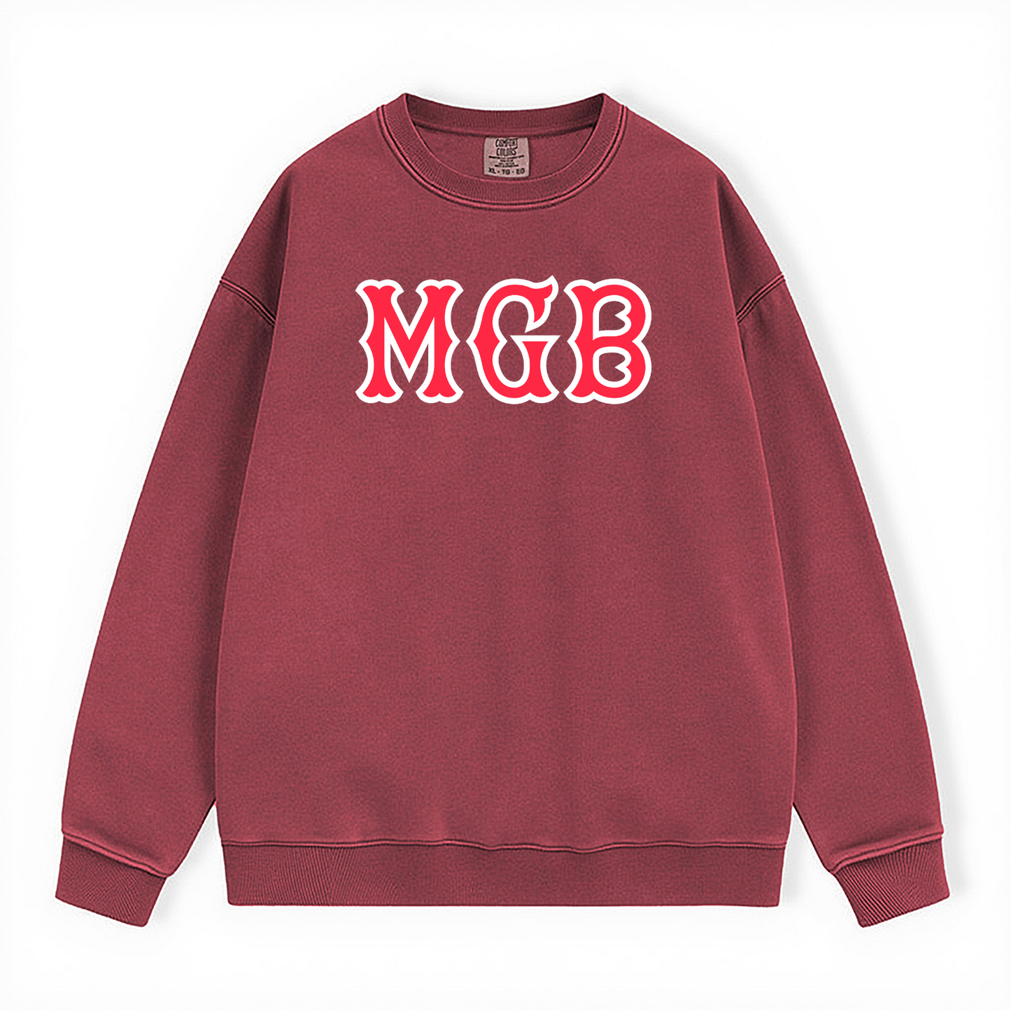 MGB SOX LETTERS CREWNECK