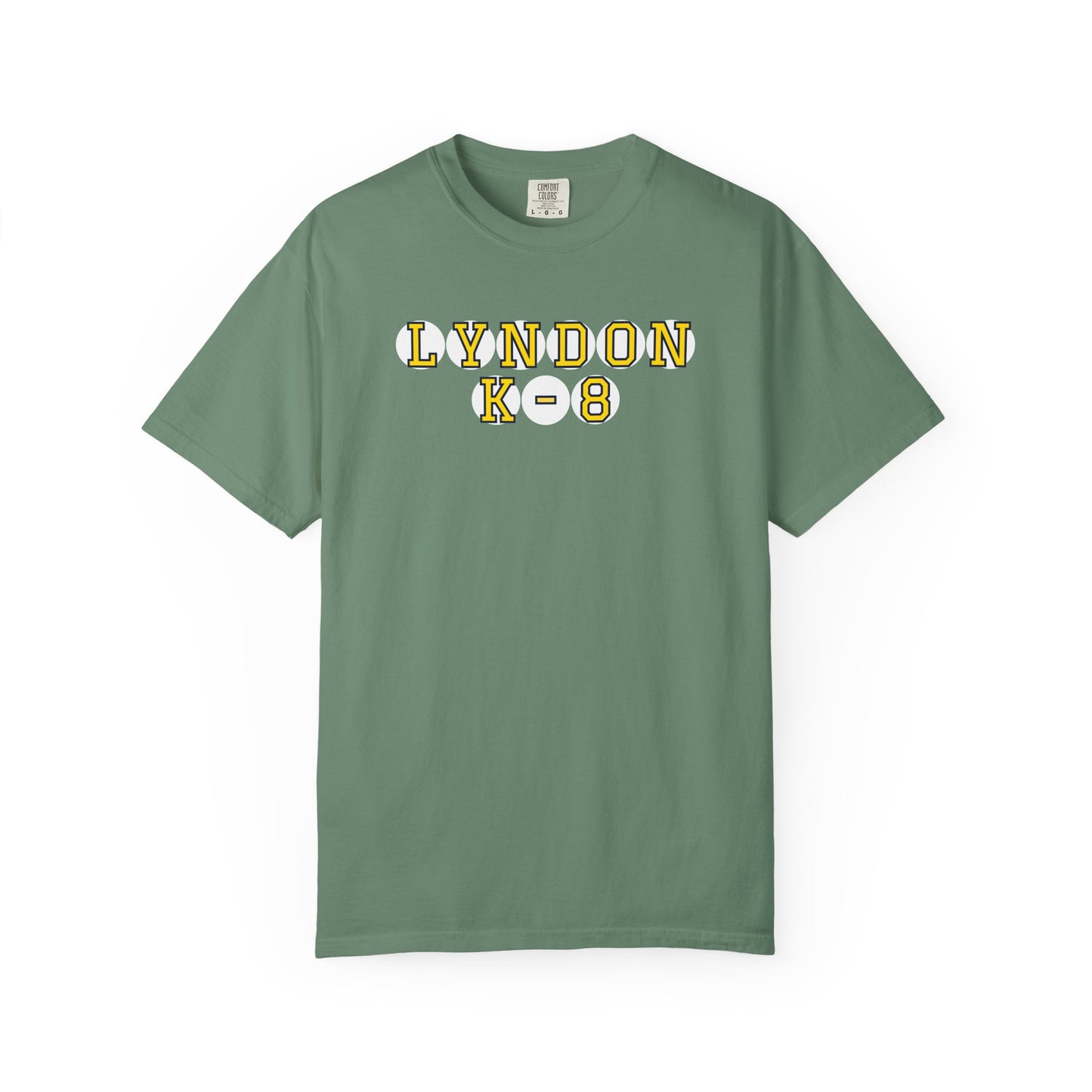 LYNDON K-8 YELLOW PLAYER LETTERS T-SHIRT