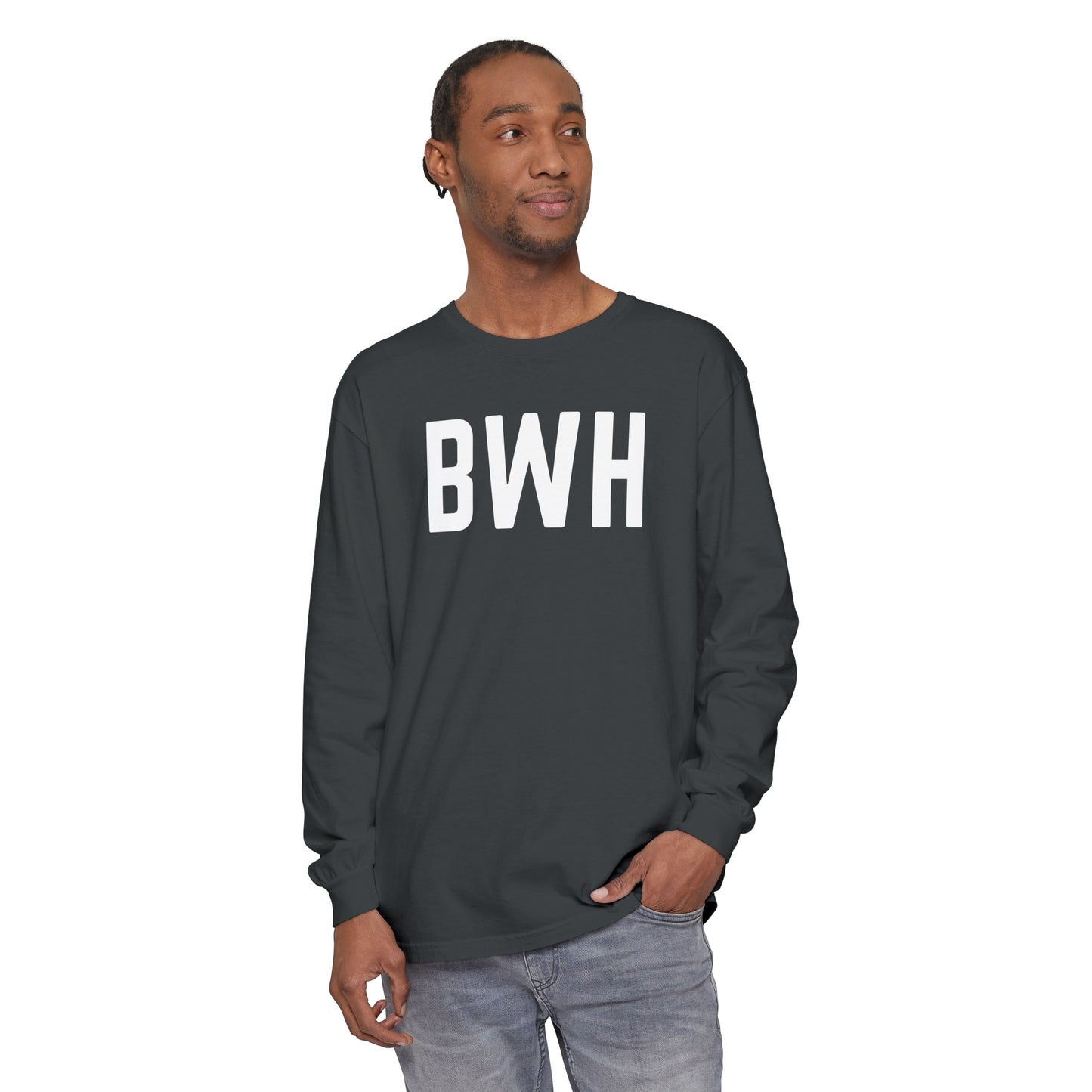 Unisex Garment-dyed Long Sleeve T-Shirt