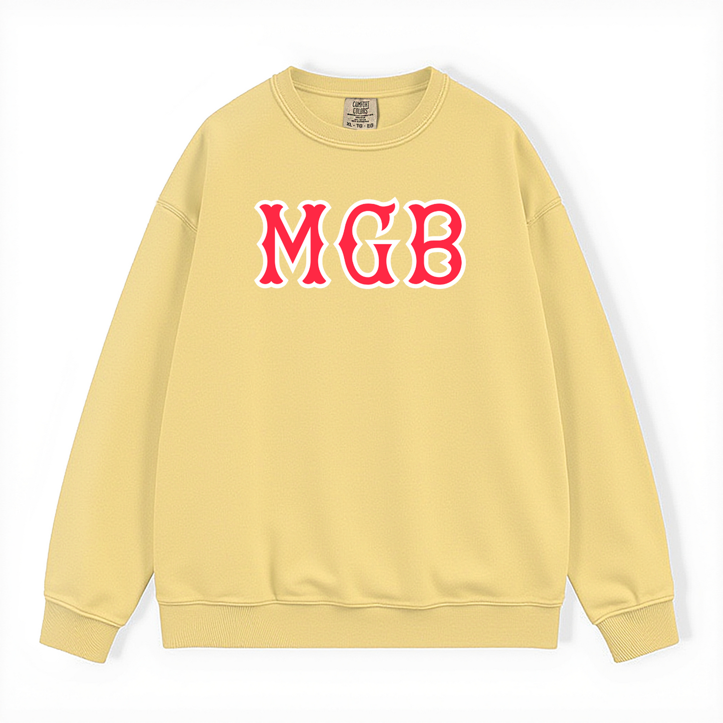 MGB SOX LETTERS CREWNECK