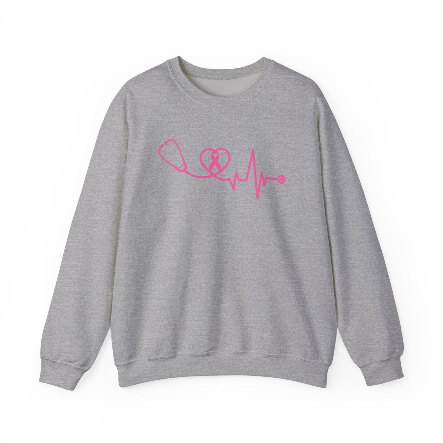 BREAST CANCER AWARENESS GILDAN CREWNECK
