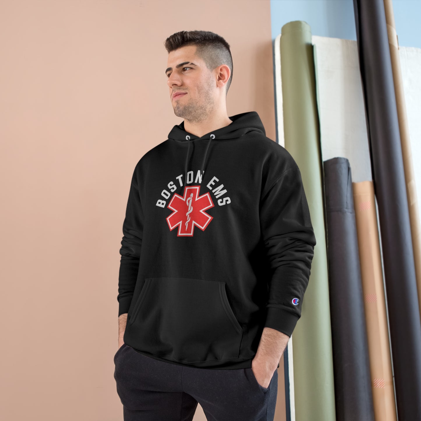 BOSTON EMS CHAMPION HOODIE