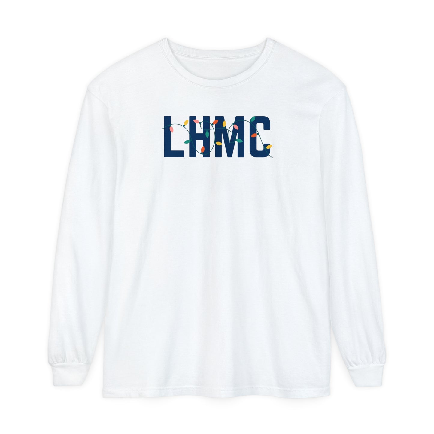LHMC HOLIDAY LIGHTS LONG SLEEVE - WHITE