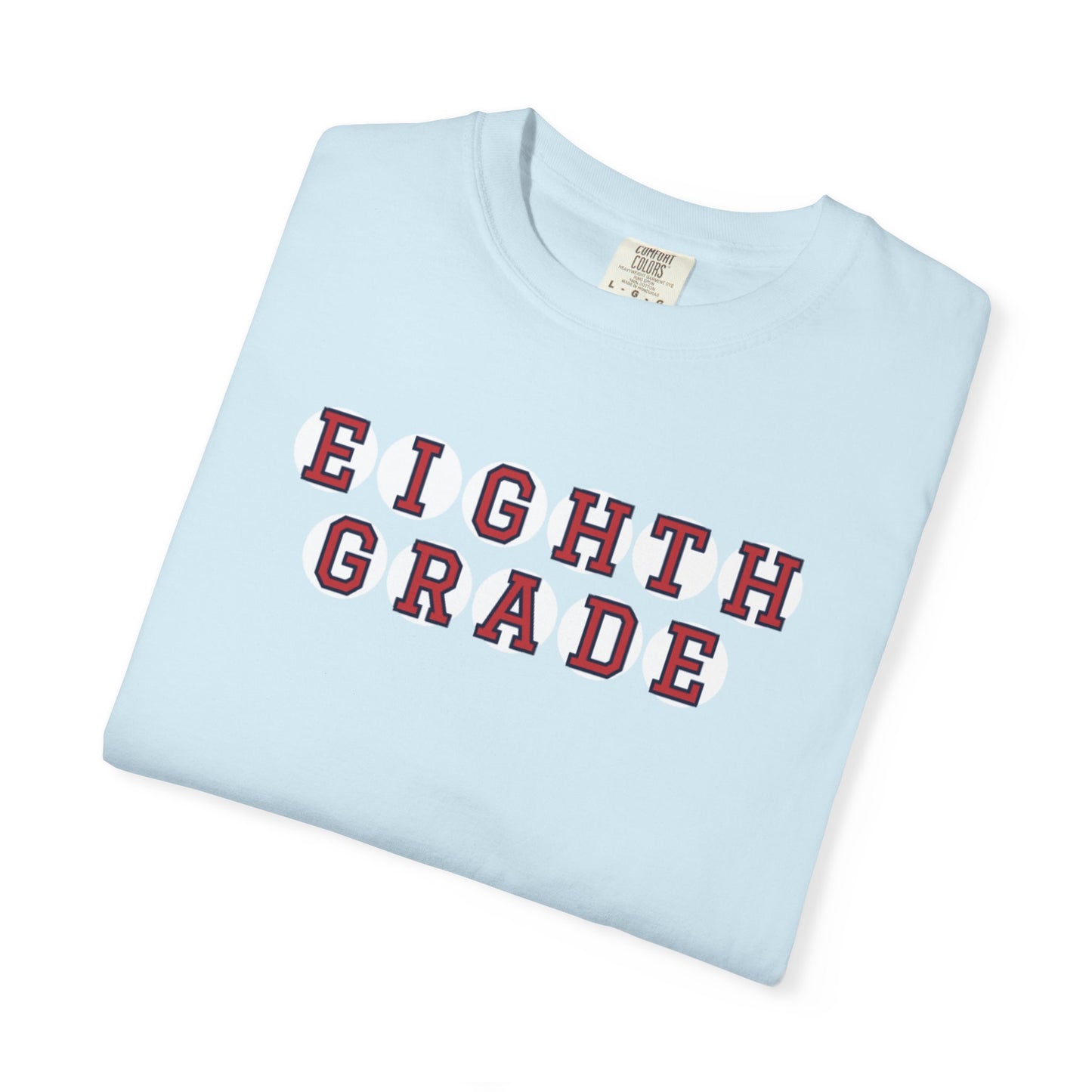 EIGHTH GRADE RED PLAYER LETTERS T-SHIRT