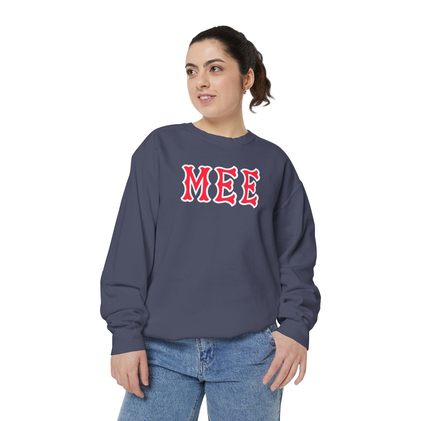 MEE SOX LETTERS CREWNECK