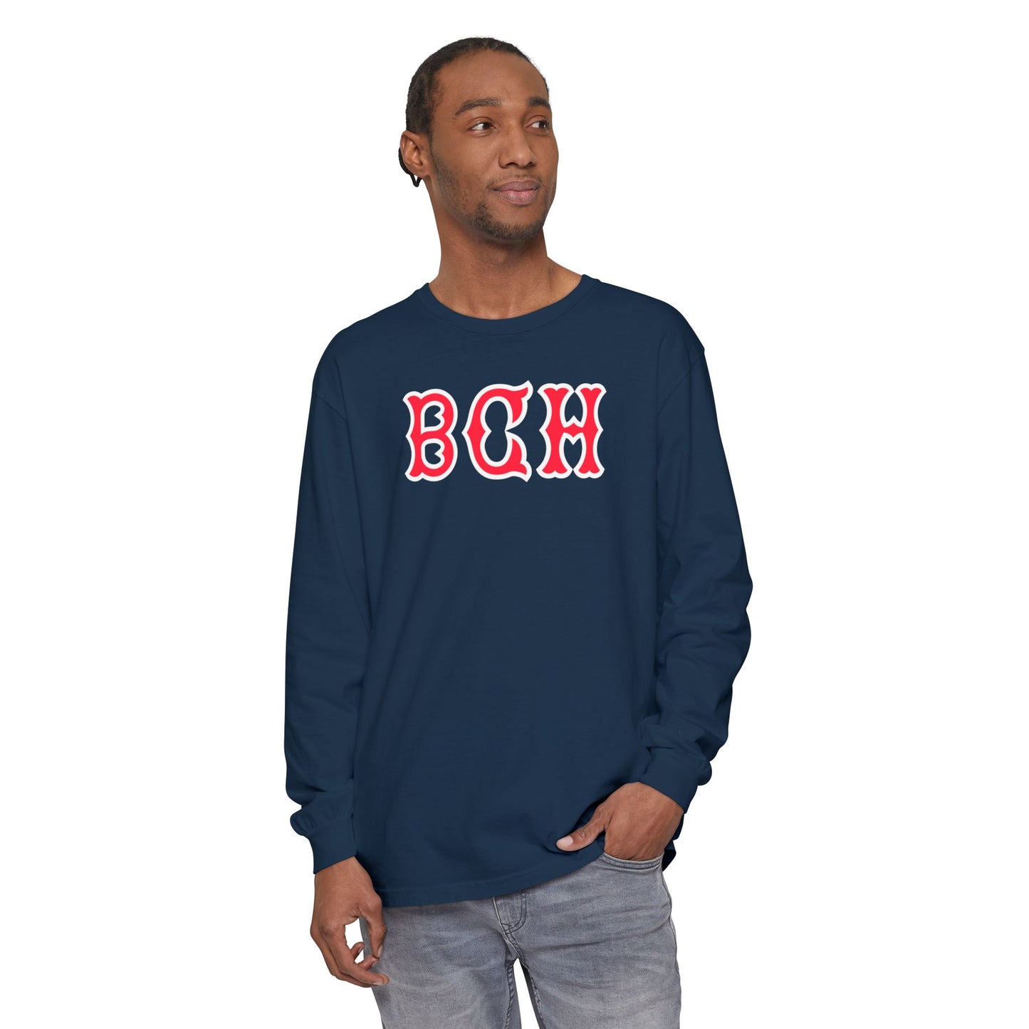 BCH SOX LETTERS LONG SLEEVE