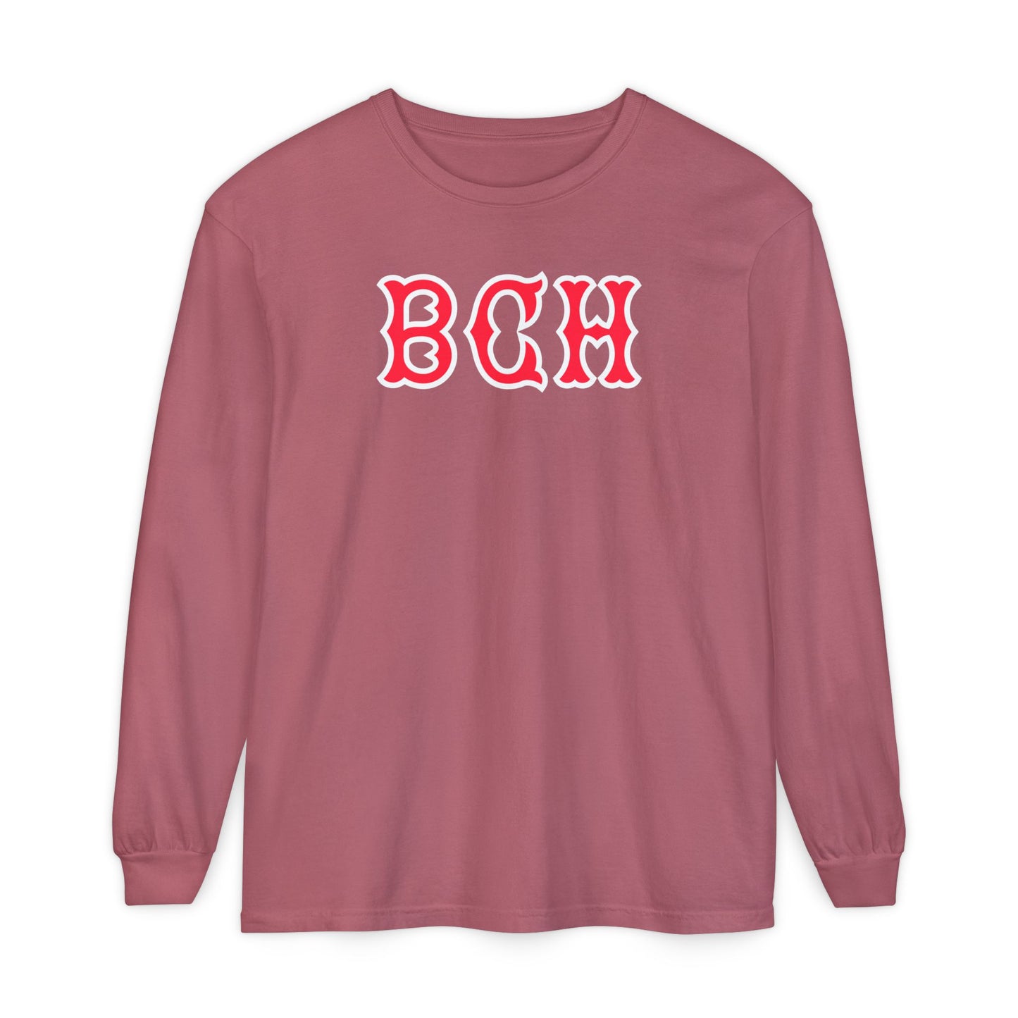 BCH SOX LETTERS LONG SLEEVE