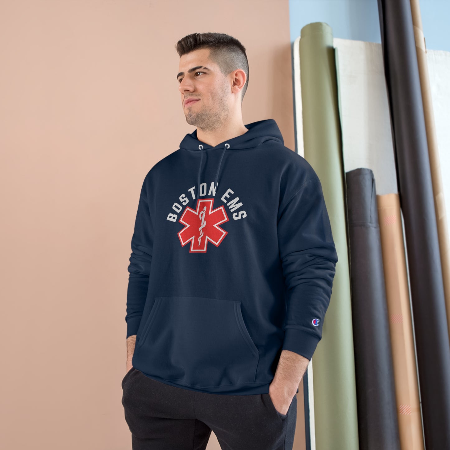 BOSTON EMS CHAMPION HOODIE