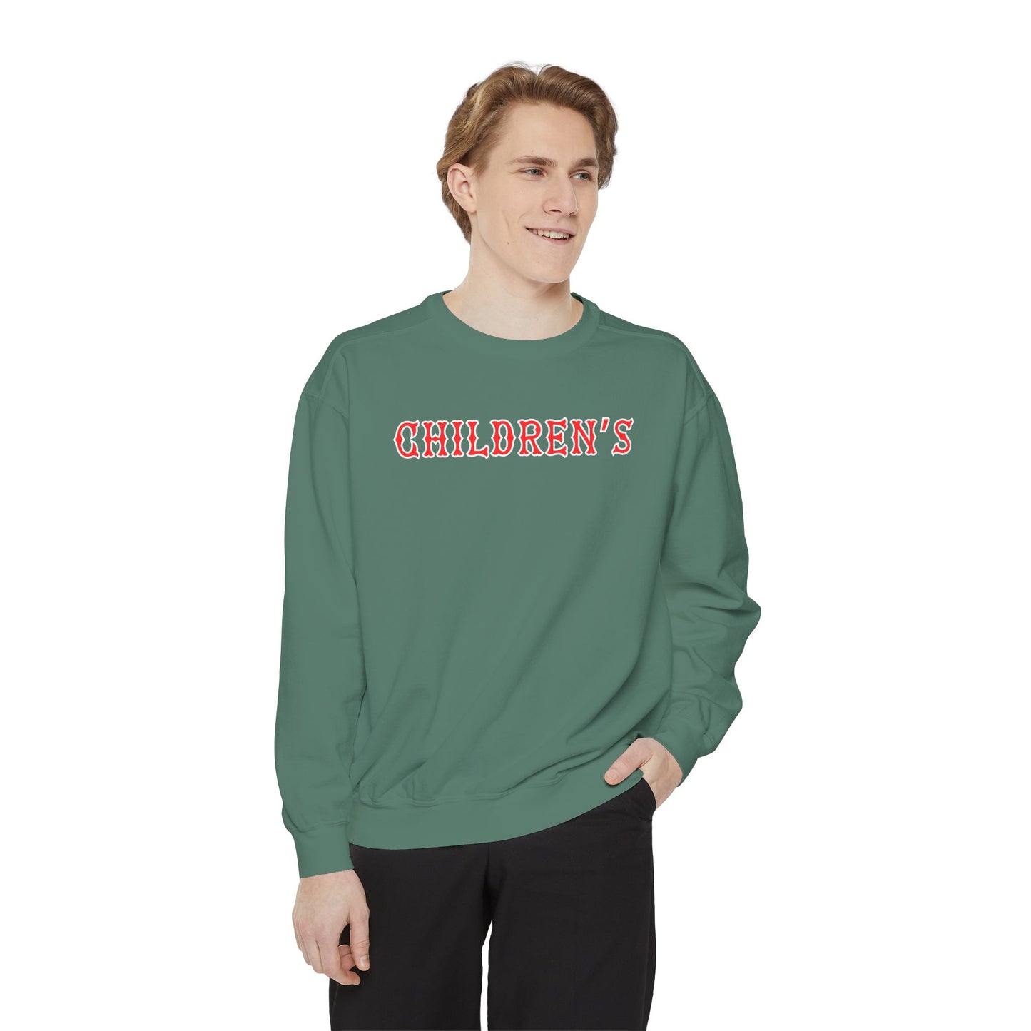 CHILDREN'S SOX LETTERS CREWNECK