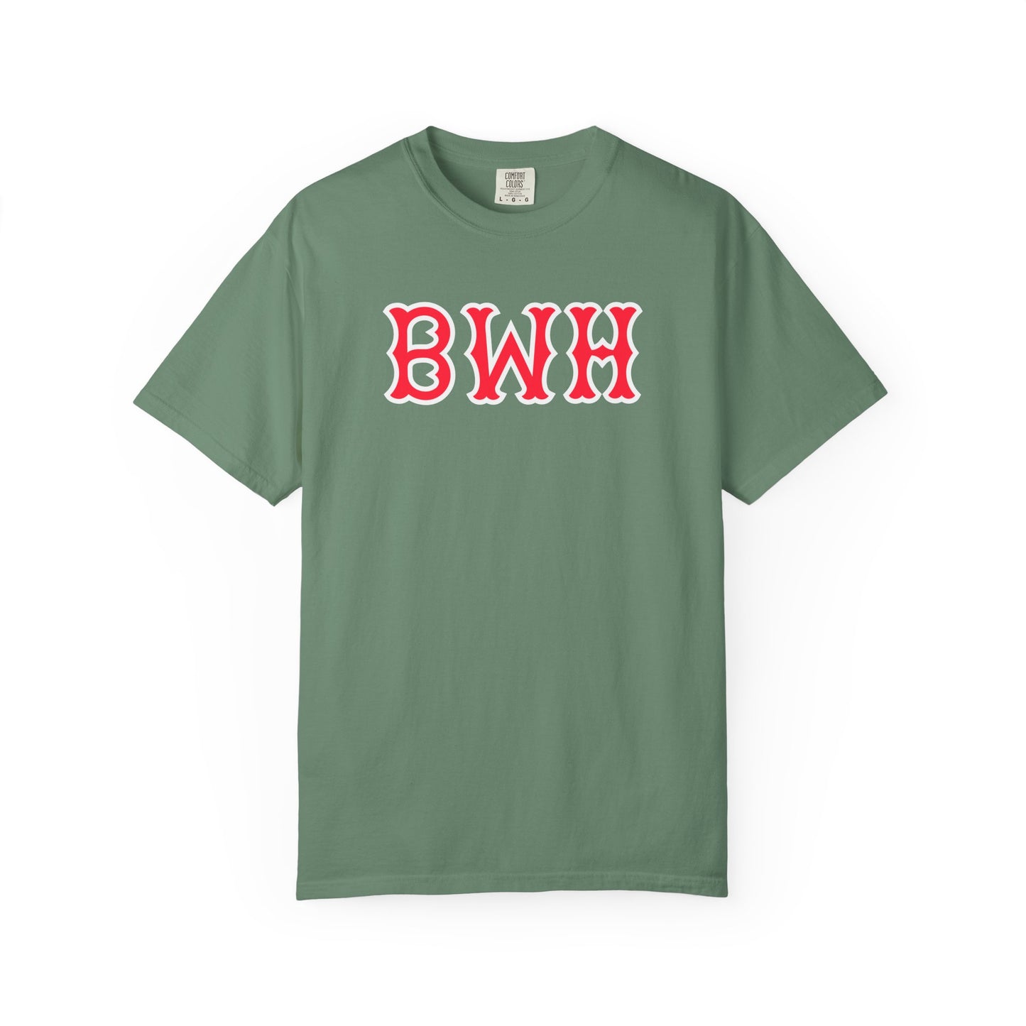 BWH SOX LETTERS TEE