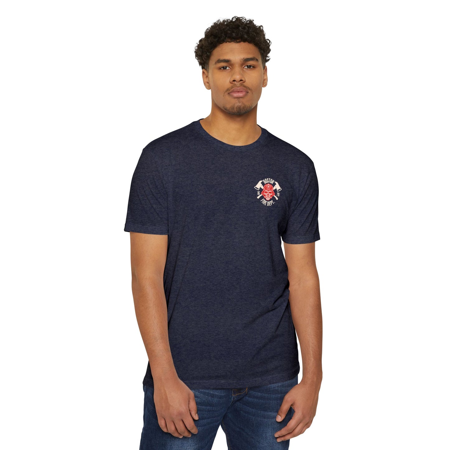 BOSTON FIRE SKULL T-SHIRT