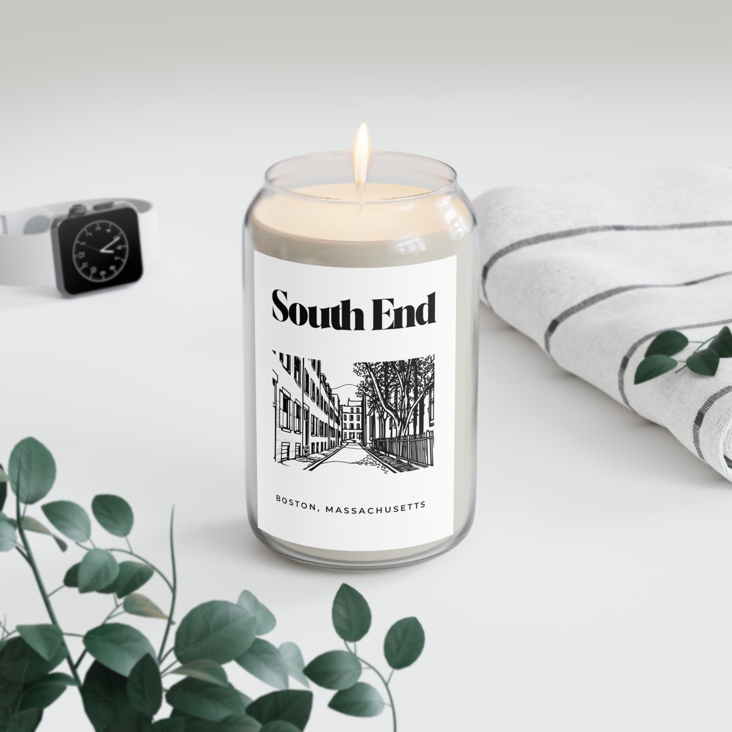 South End #3 Scented Soy Candle