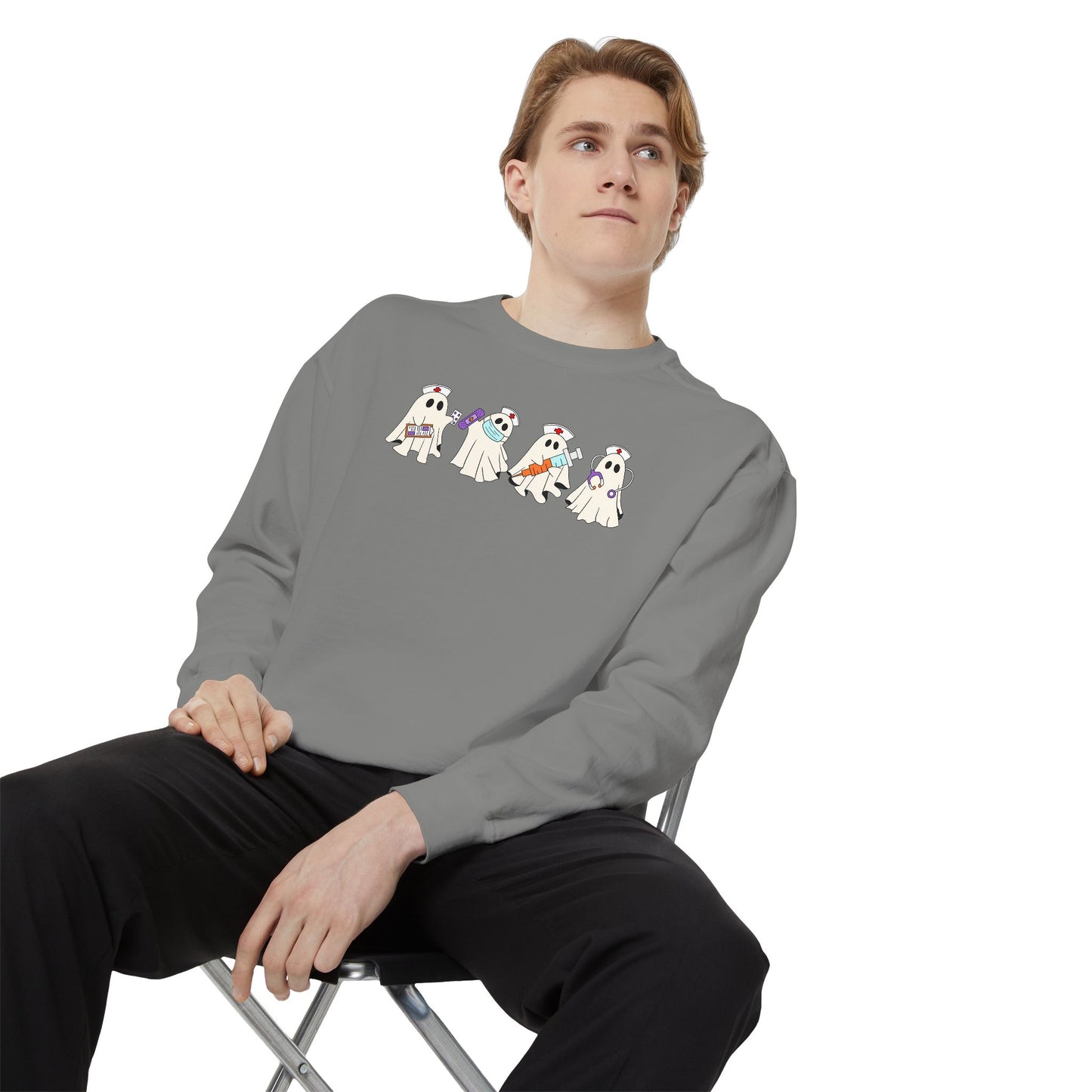 BOO BOO CREW GHOST CREWNECK