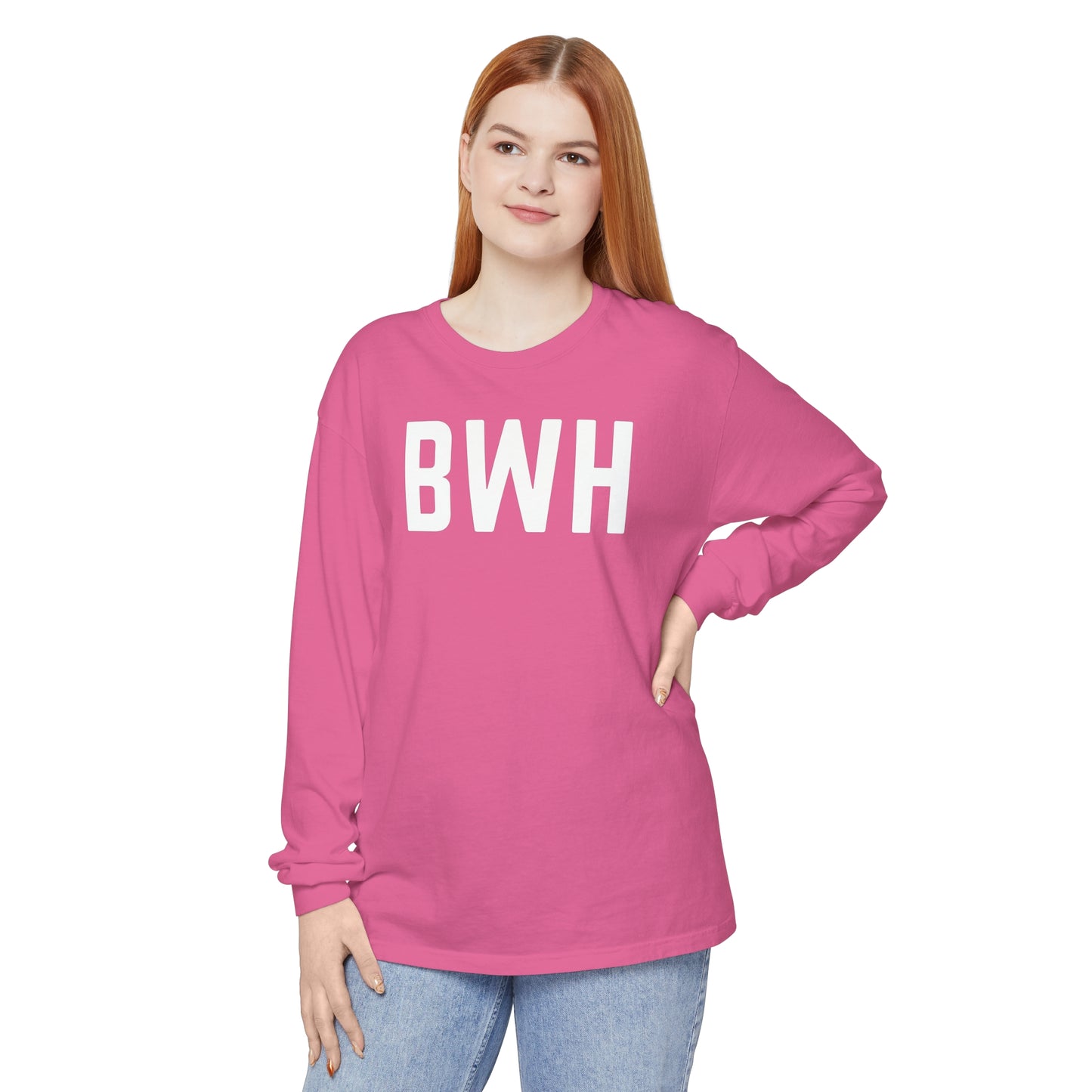 Unisex Garment-dyed Long Sleeve T-Shirt