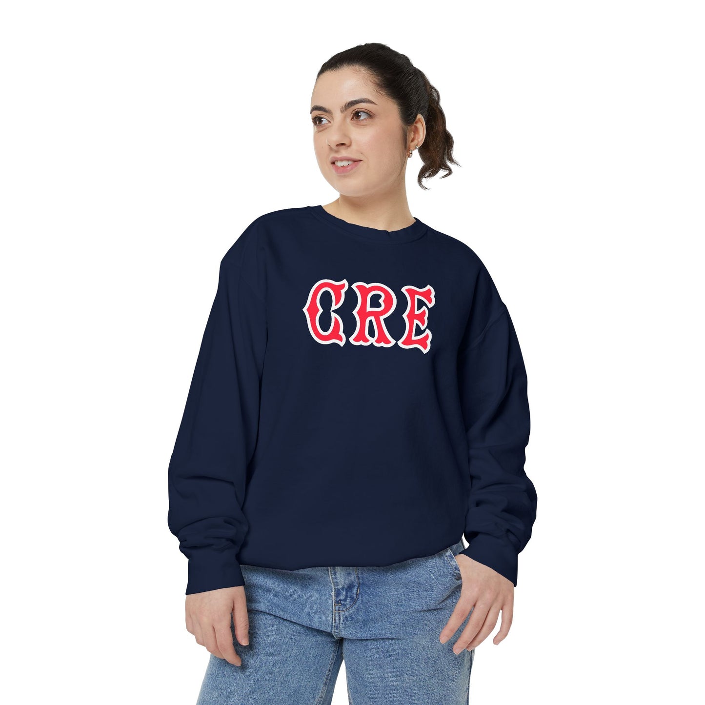 CRE SOX LETTERS CREWNECK