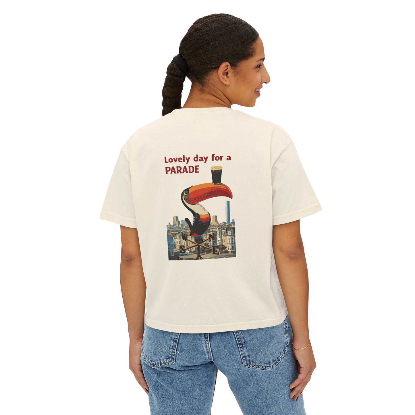 LOVELY DAY FOR A PARADE BOXY TEE