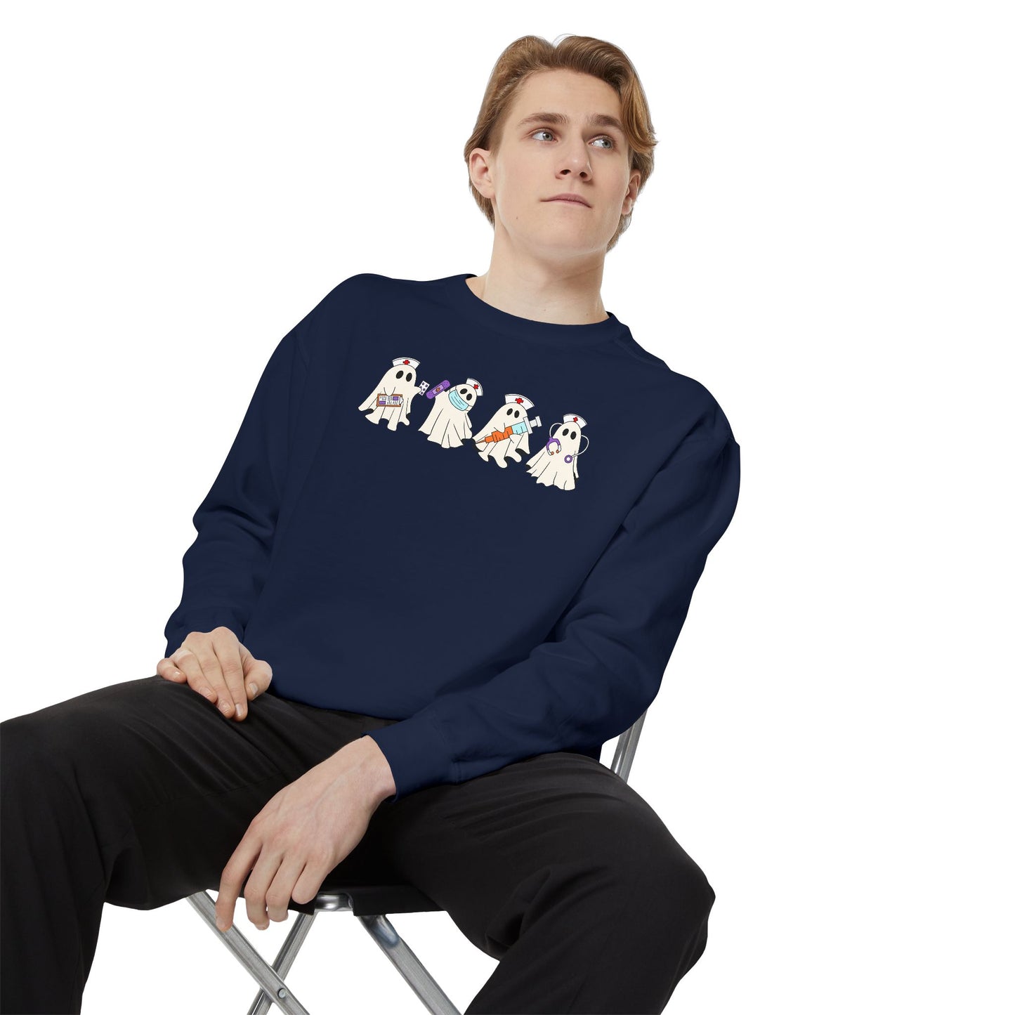BOO BOO CREW GHOST CREWNECK