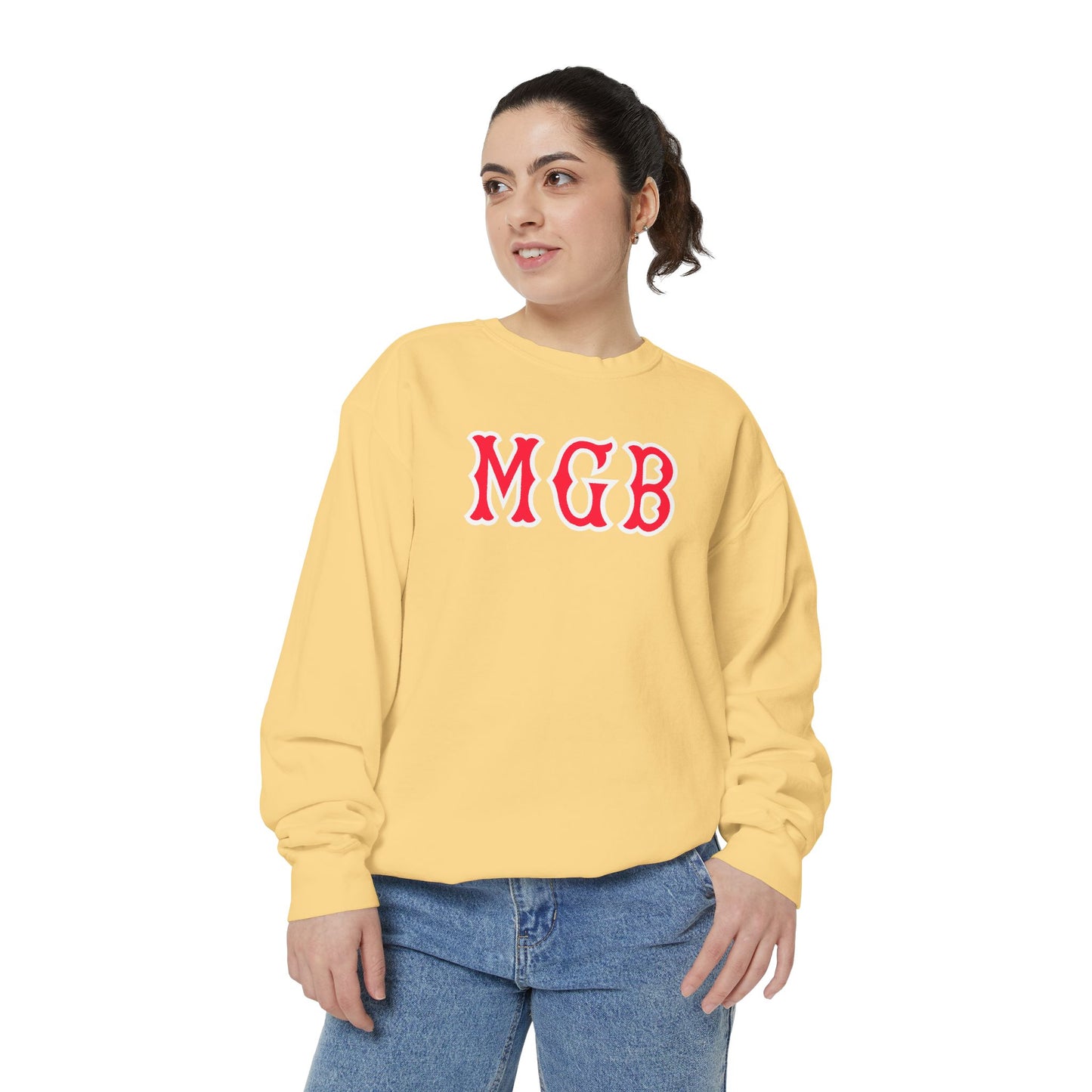 MGB SOX LETTERS CREWNECK
