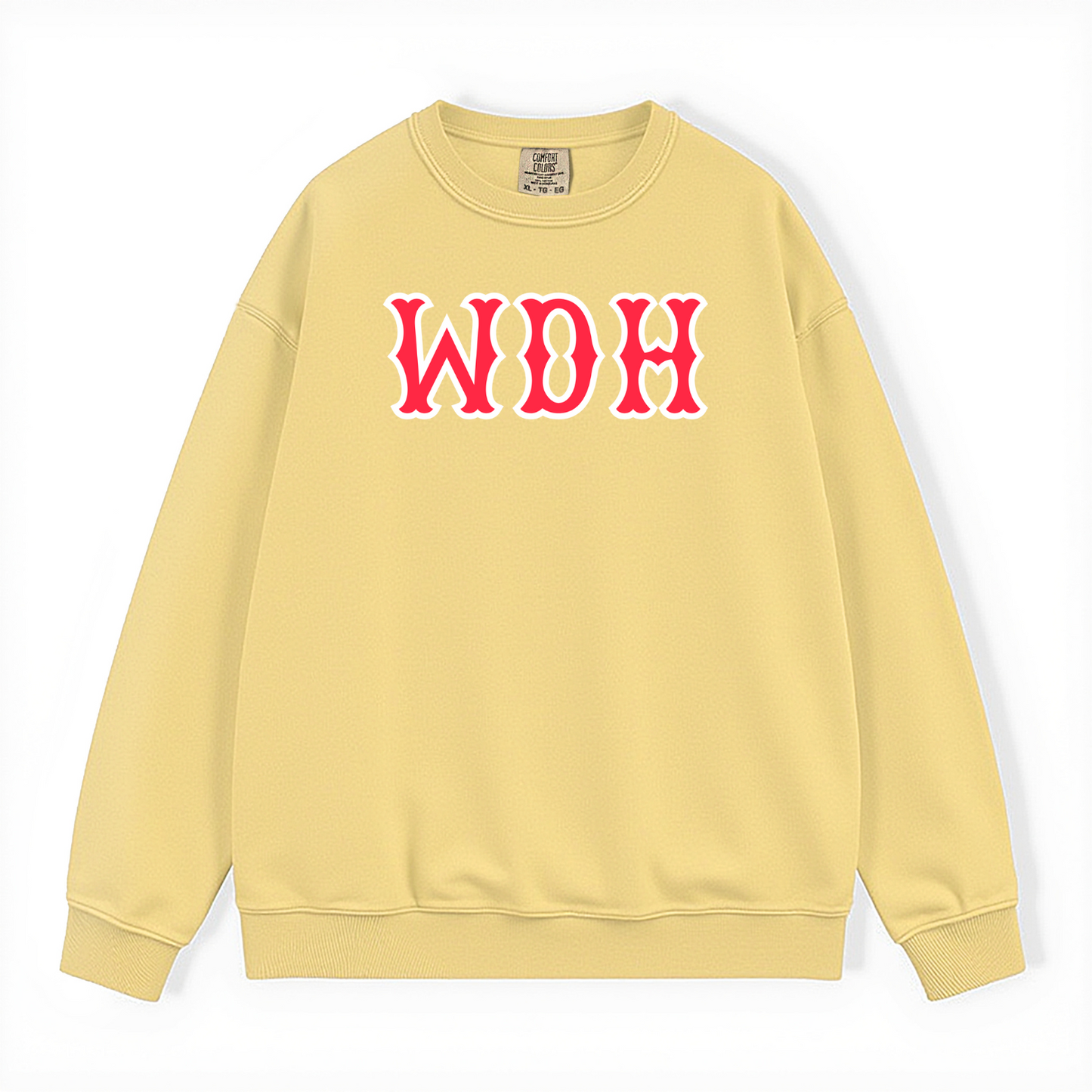 WDH SOX LETTERS CREWNECK