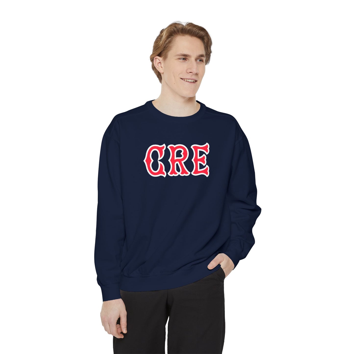 CRE SOX LETTERS CREWNECK