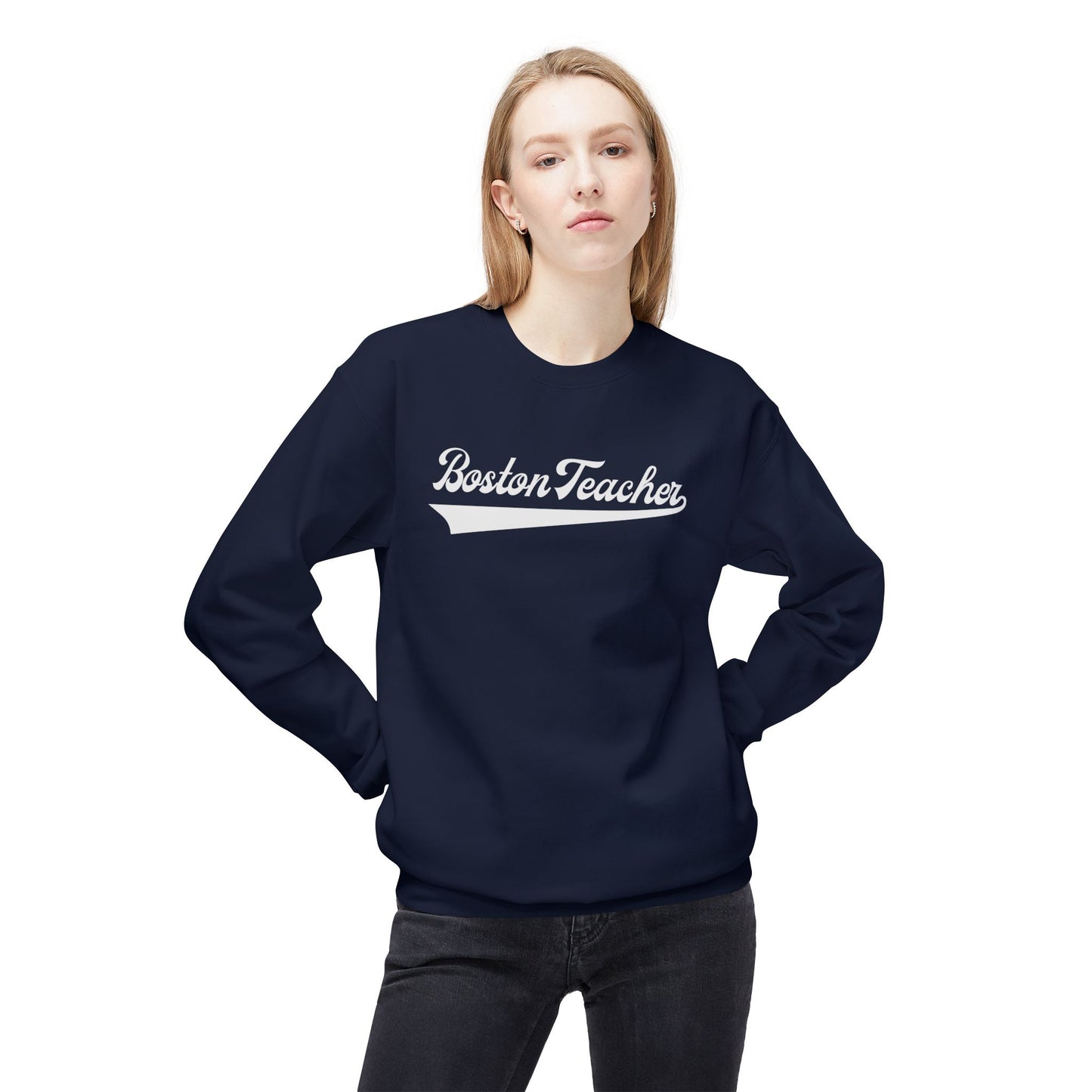 BOSTON TEACHER GILDAN CREWNECK