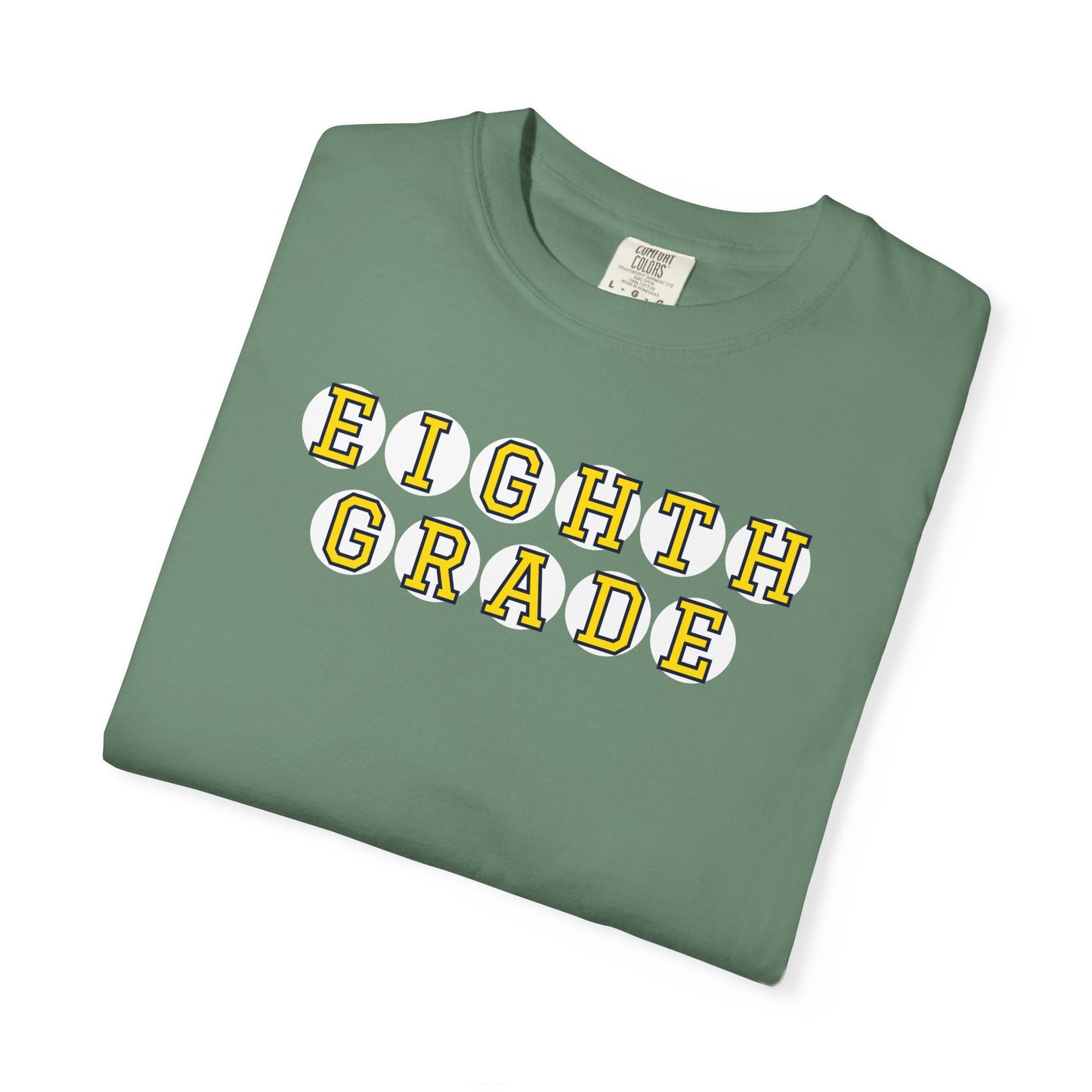 EIGHTH GRADE YELLOW PLAYER LETTERS T-SHIRT