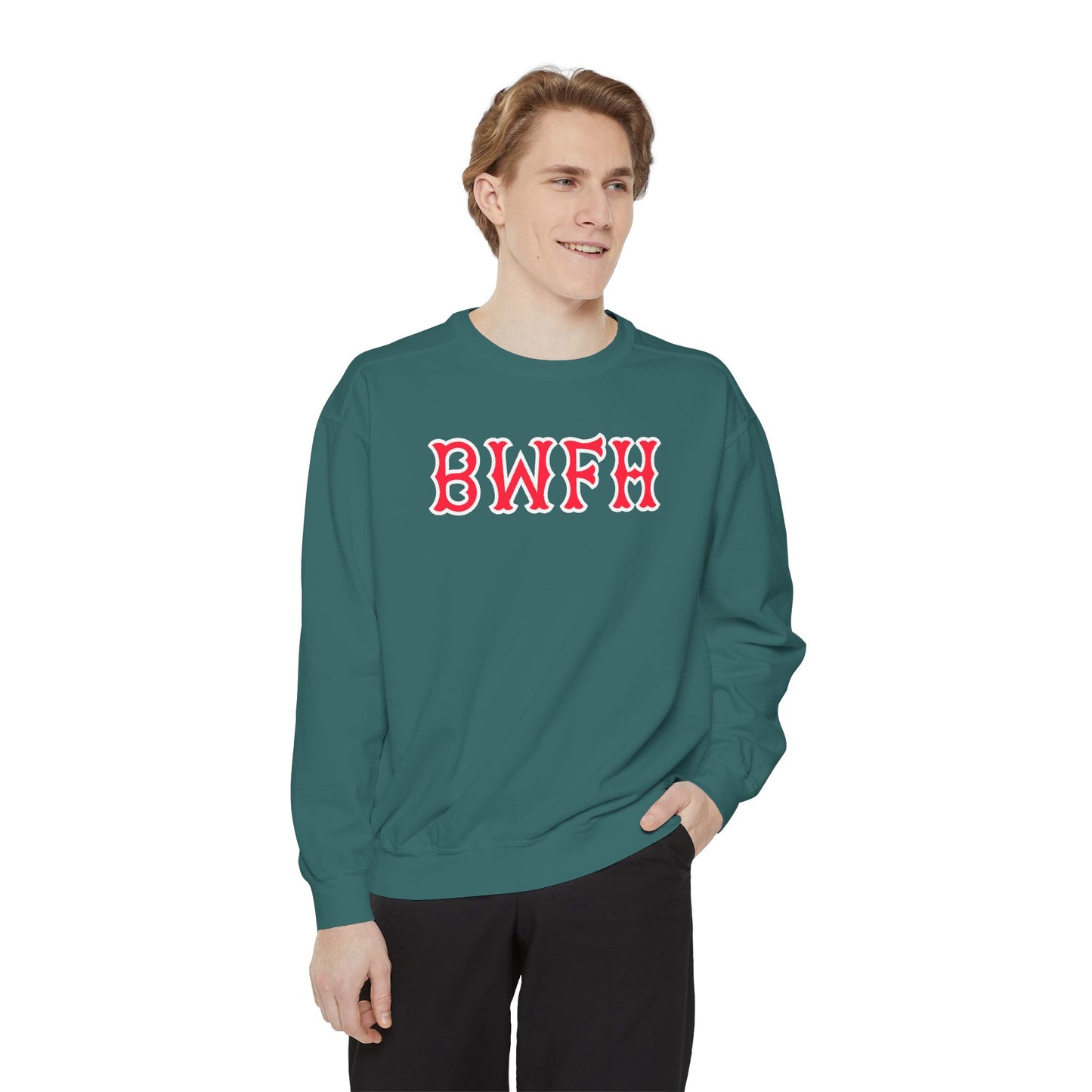 BWFH SOX LETTERS CREWNECK