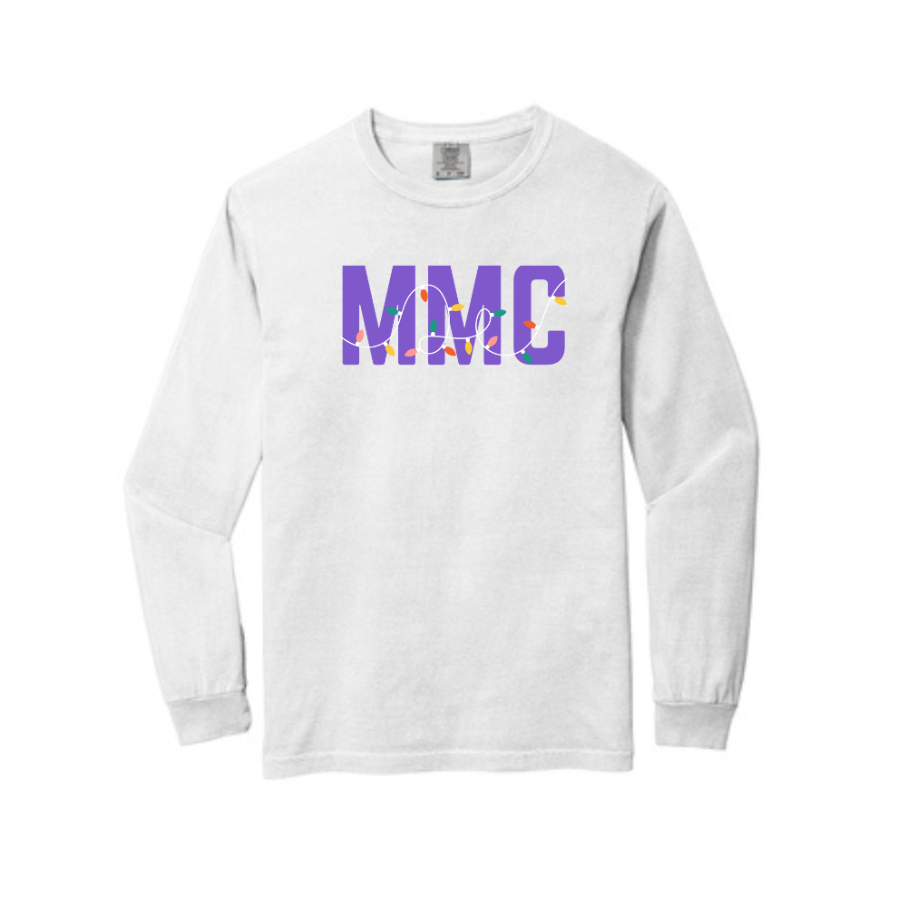 MMC HOLIDAY LIGHTS LONG SLEEVE - WHITE
