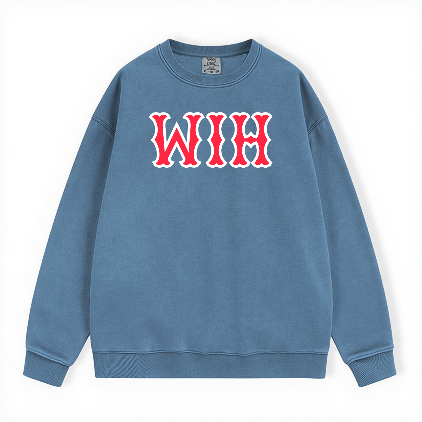 WIH SOX LETTERS CREWNECK