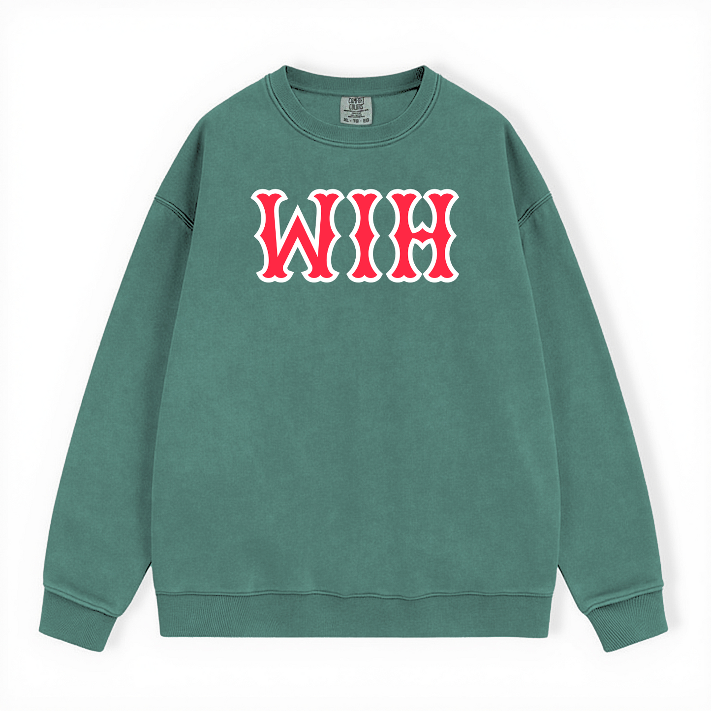 WIH SOX LETTERS CREWNECK