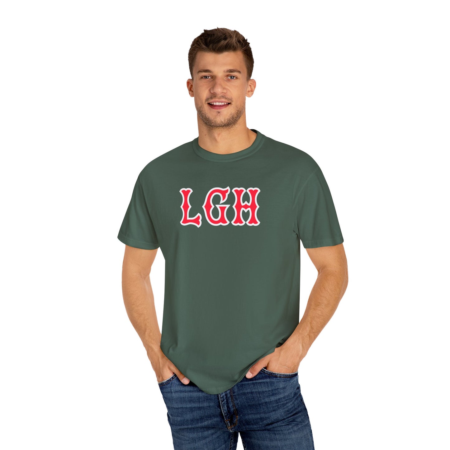 LGH SOX LETTERS TEE