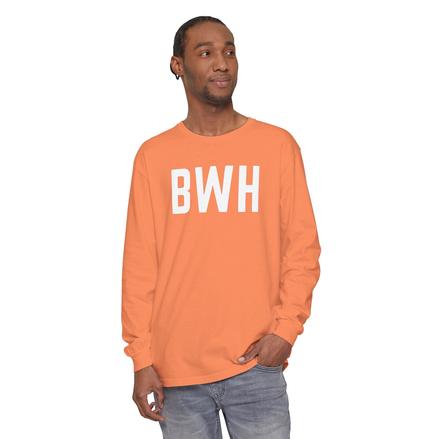 Unisex Garment-dyed Long Sleeve T-Shirt