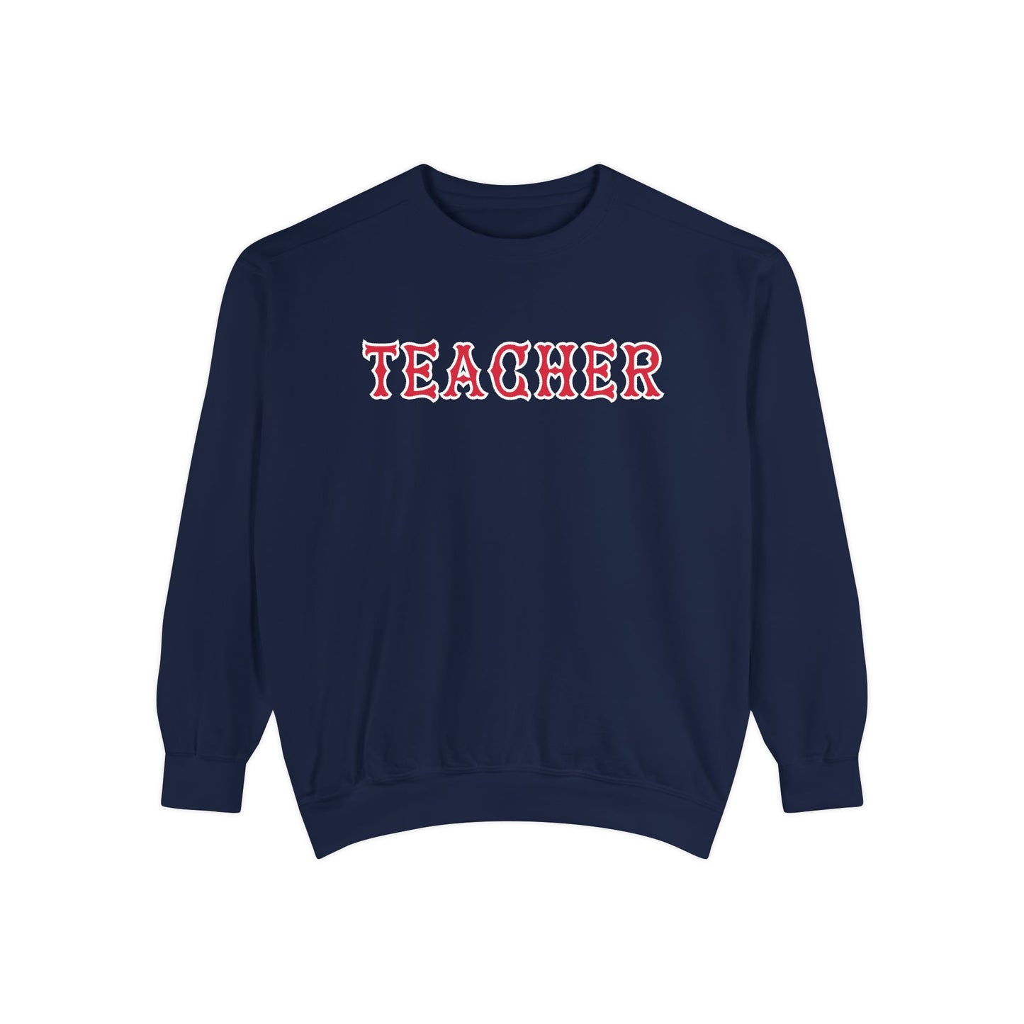 BOSTON TEACHER ICE CREAM COMFORT COLORS CREWNECK