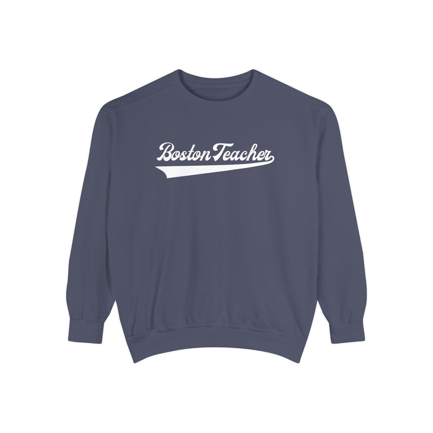 BOSTON TEACHER COMFORT COLORS CREWNECK
