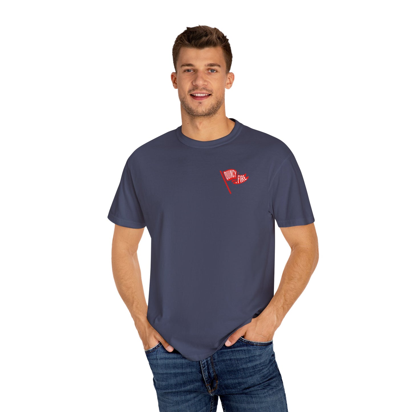 QUINCY FIRE FLAG T-SHIRT