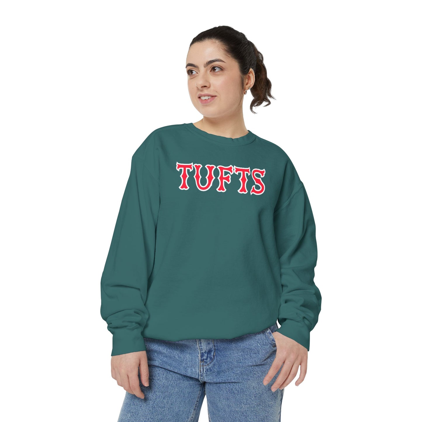 TUFTS SOX LETTERS CREWNECK